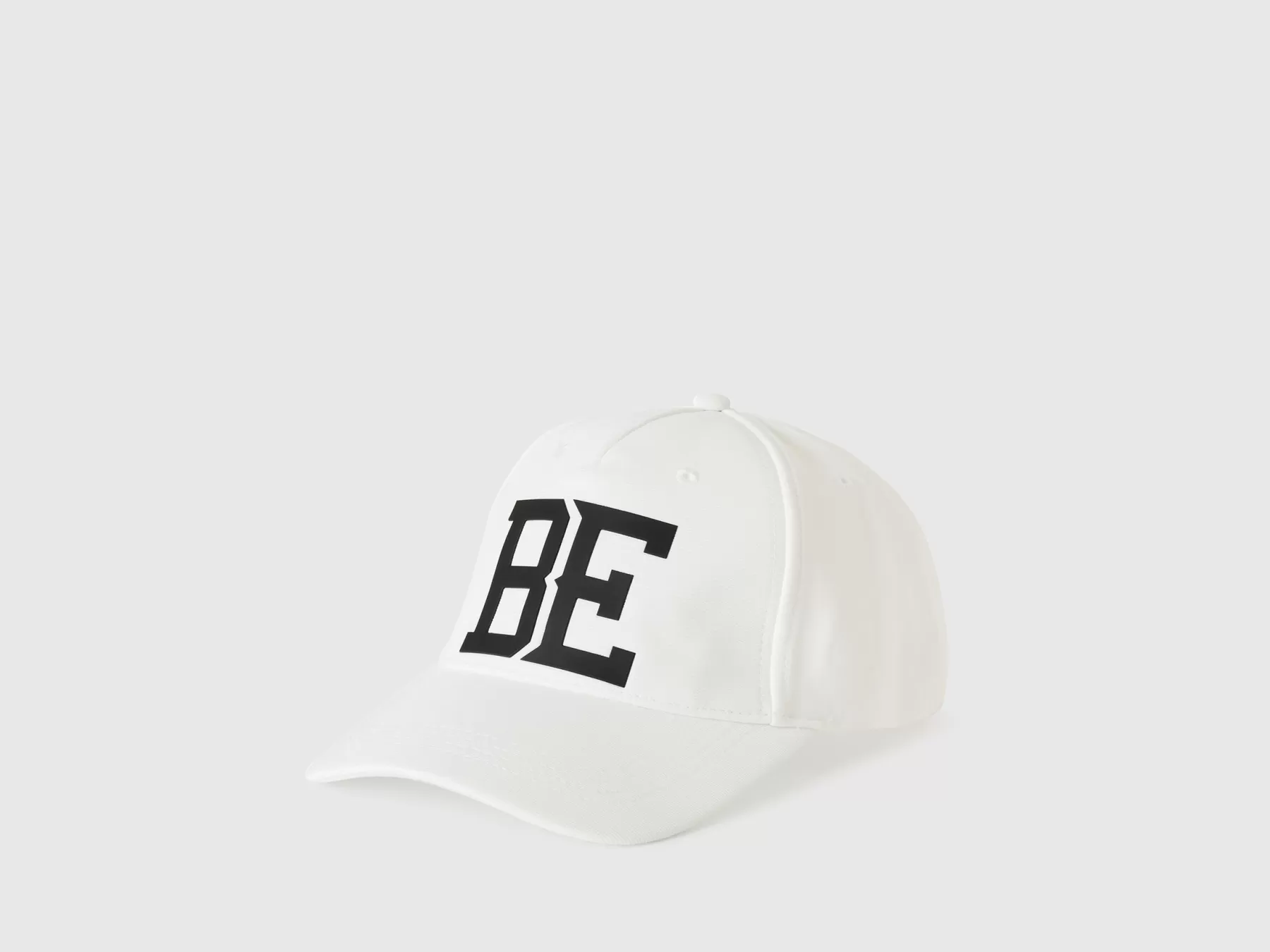 Benetton Cappellocon Stampa Be Bianco Outlet