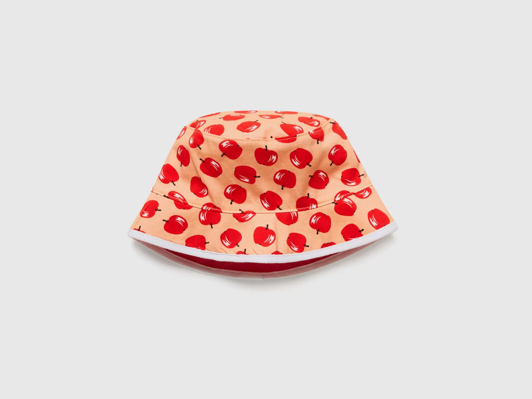 Benetton Cappellocon Stampa Mele Rosso Best