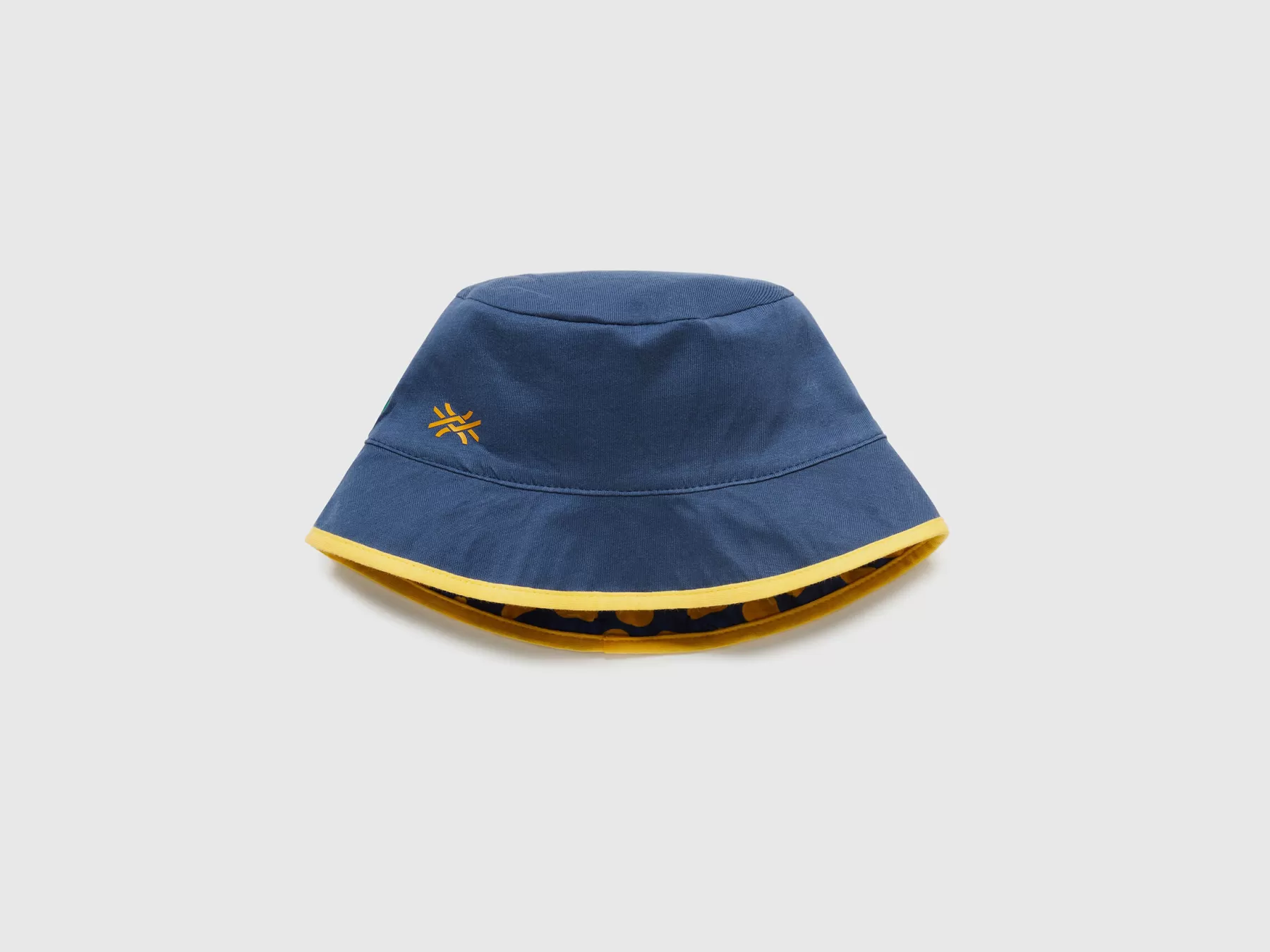 Benetton Cappellocon Stampa Pere Blu Outlet