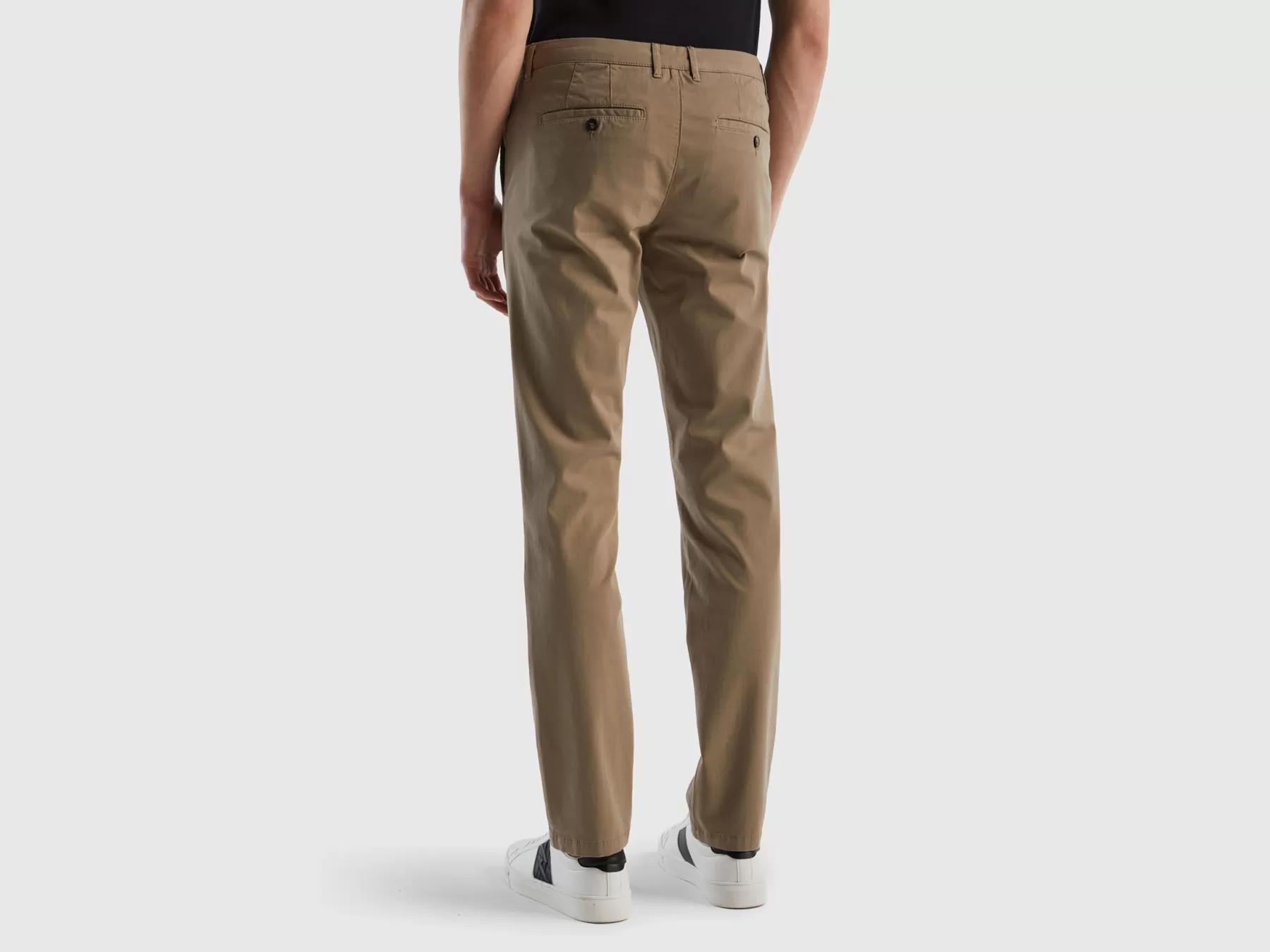 Benetton Chino Slim Fit Tortora Best