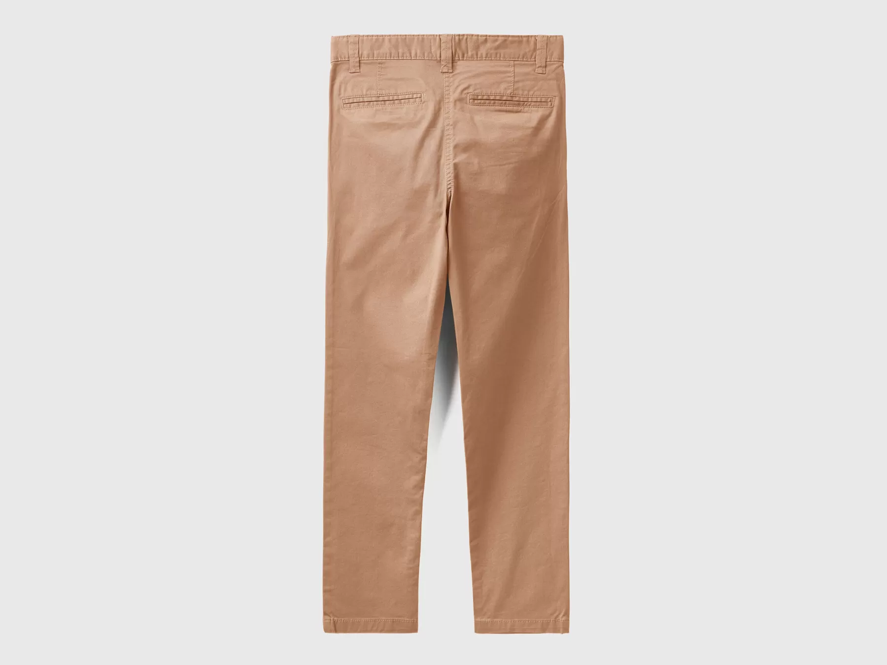 Benetton Chino Slim Fit In Cotone Stretch Cammello Cheap