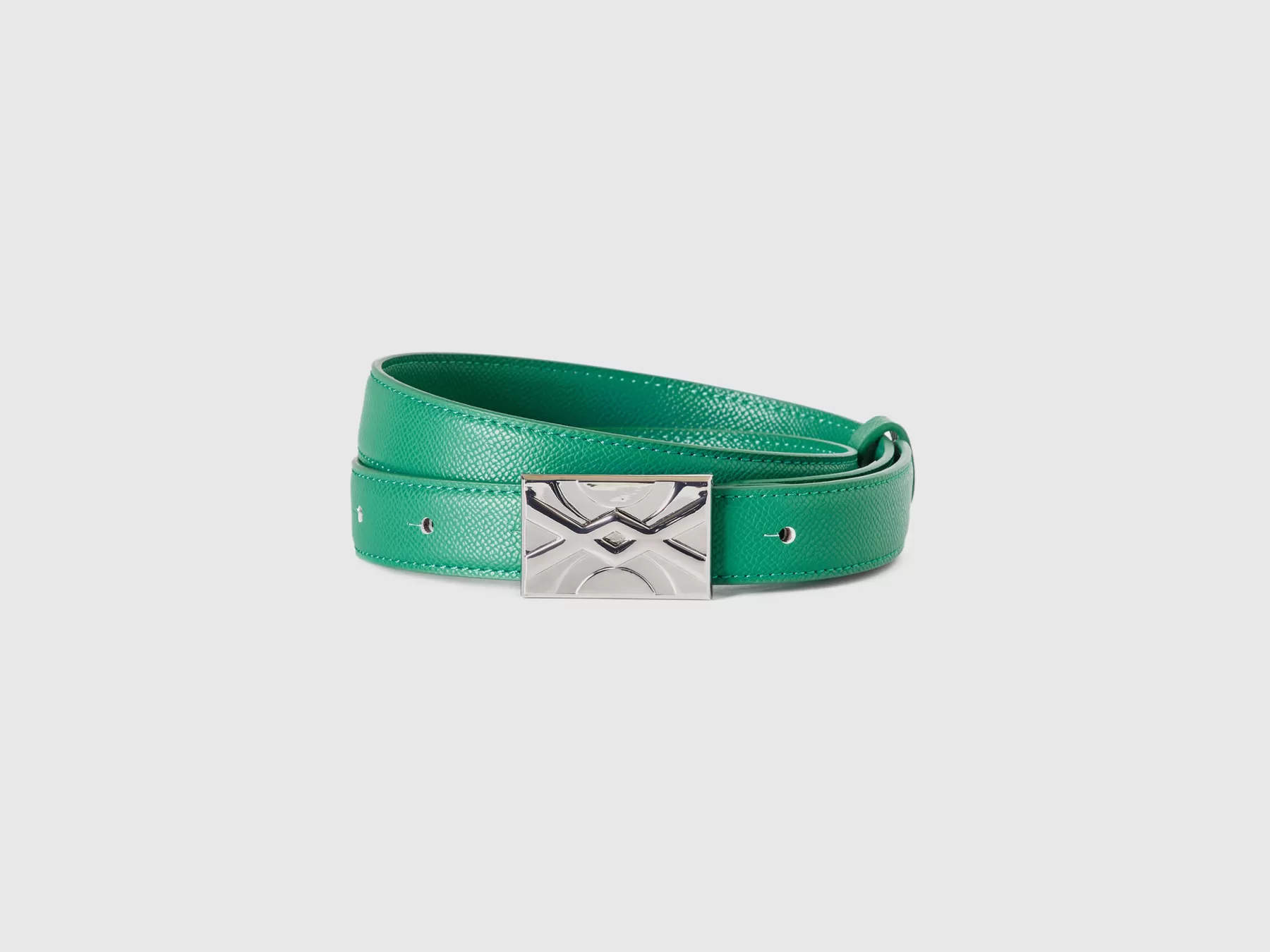 Benetton Cintura Sottile Verde Flash Sale