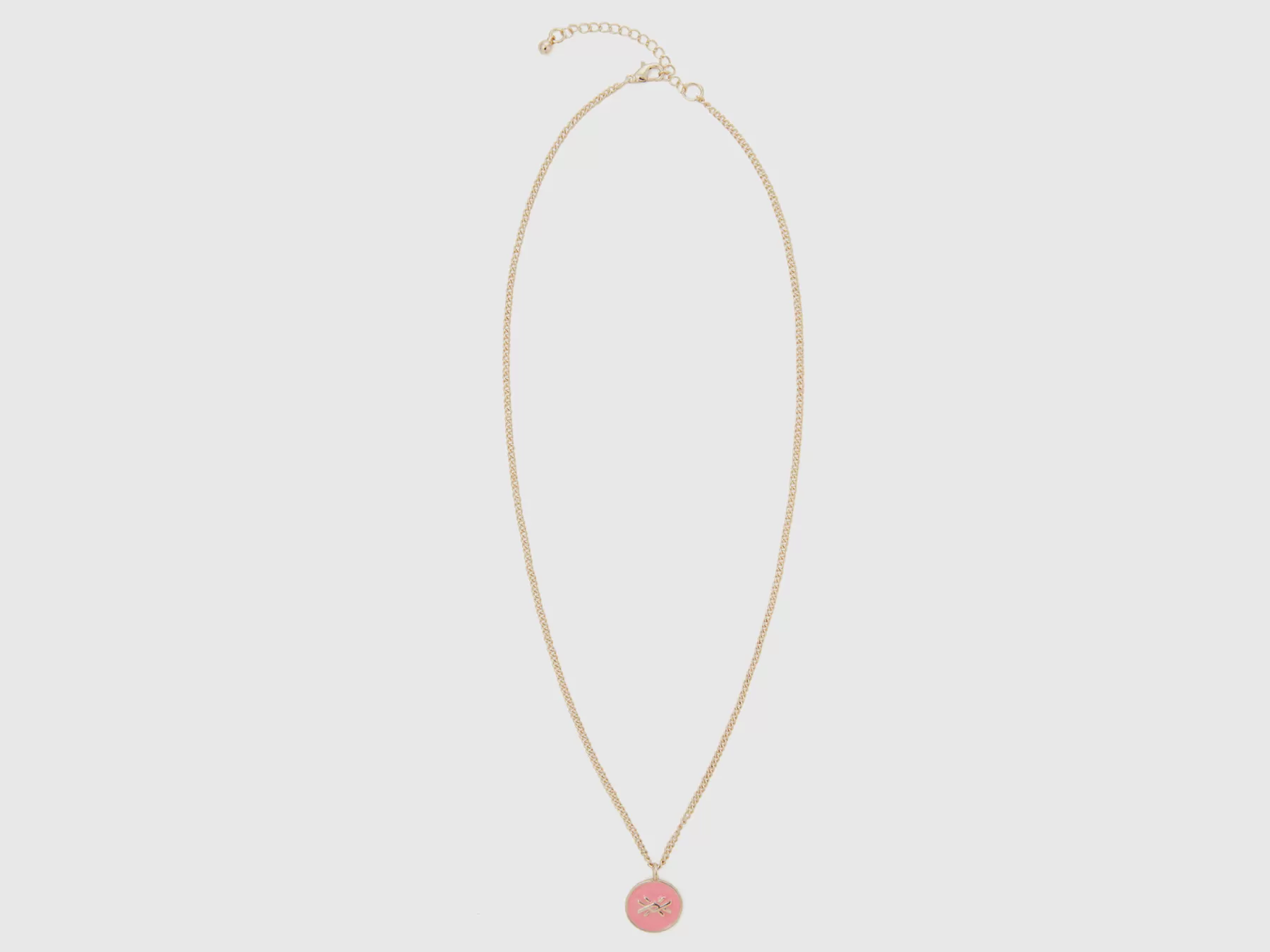 Benetton Collana Con Pendente Rosa Shop