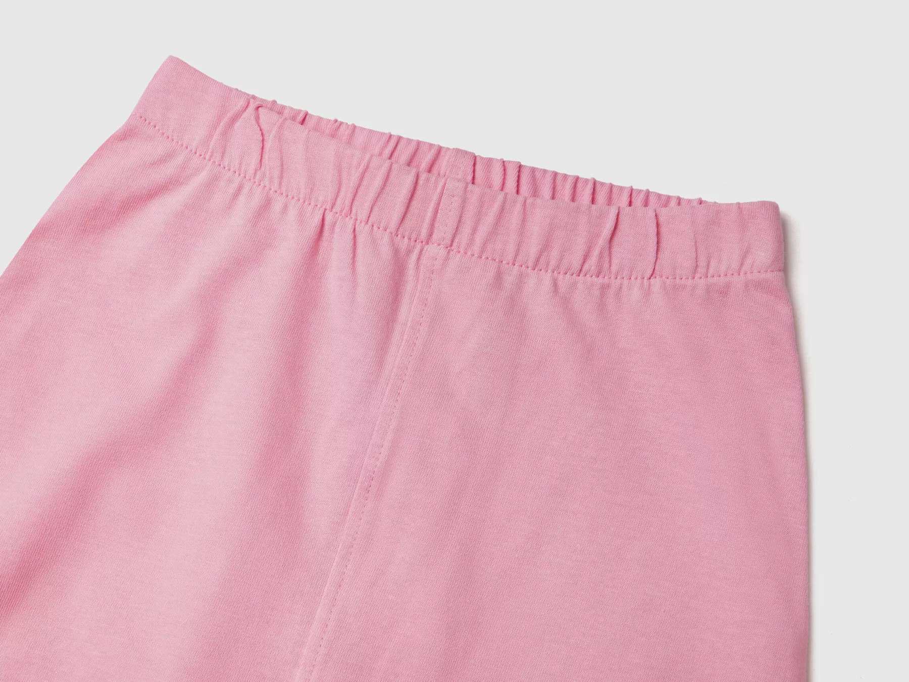 Benetton Completo 100% Cotone Biologico Rosa Outlet