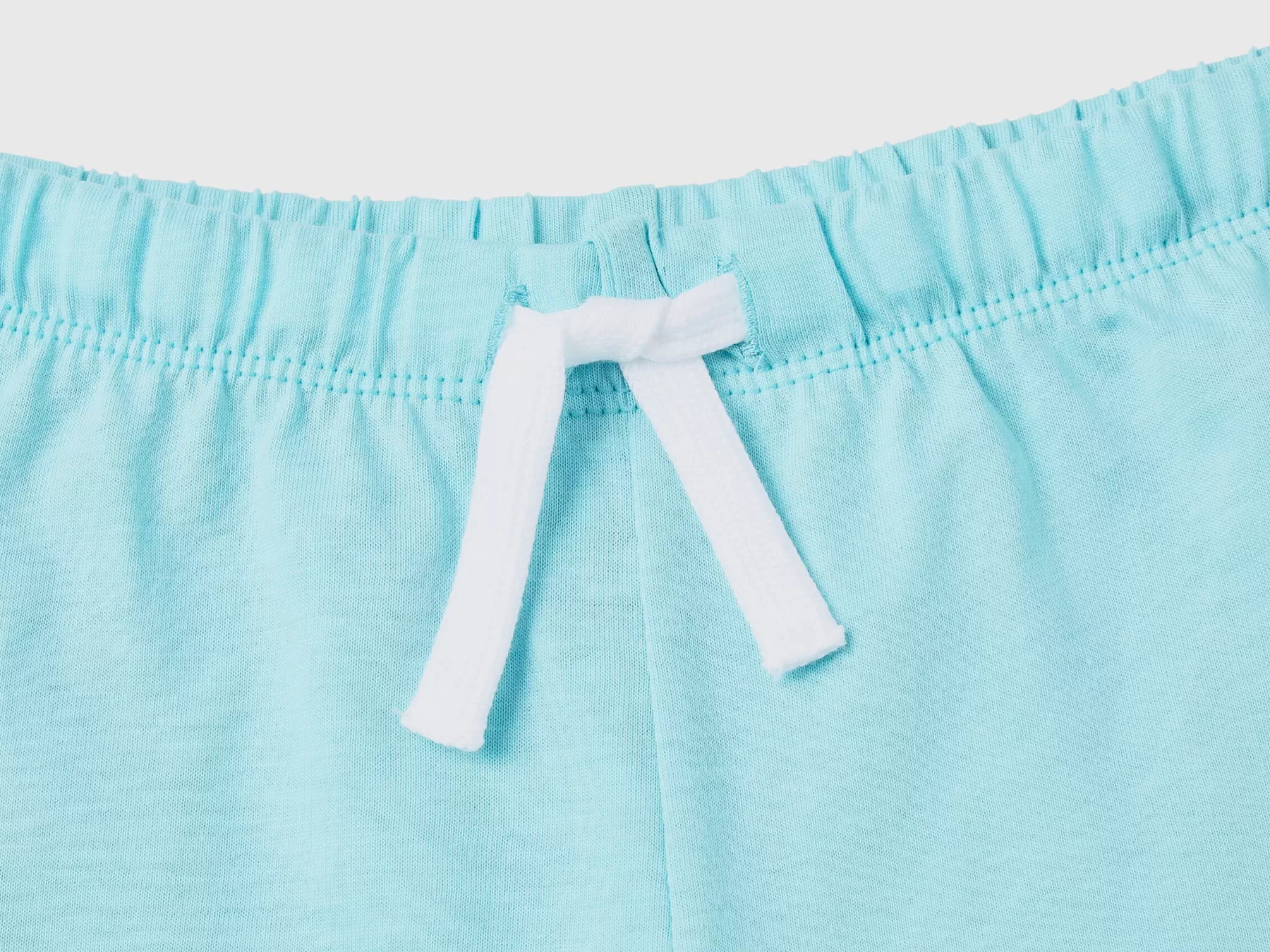 Benetton Completo Canotta E Shorts Bianco Sale