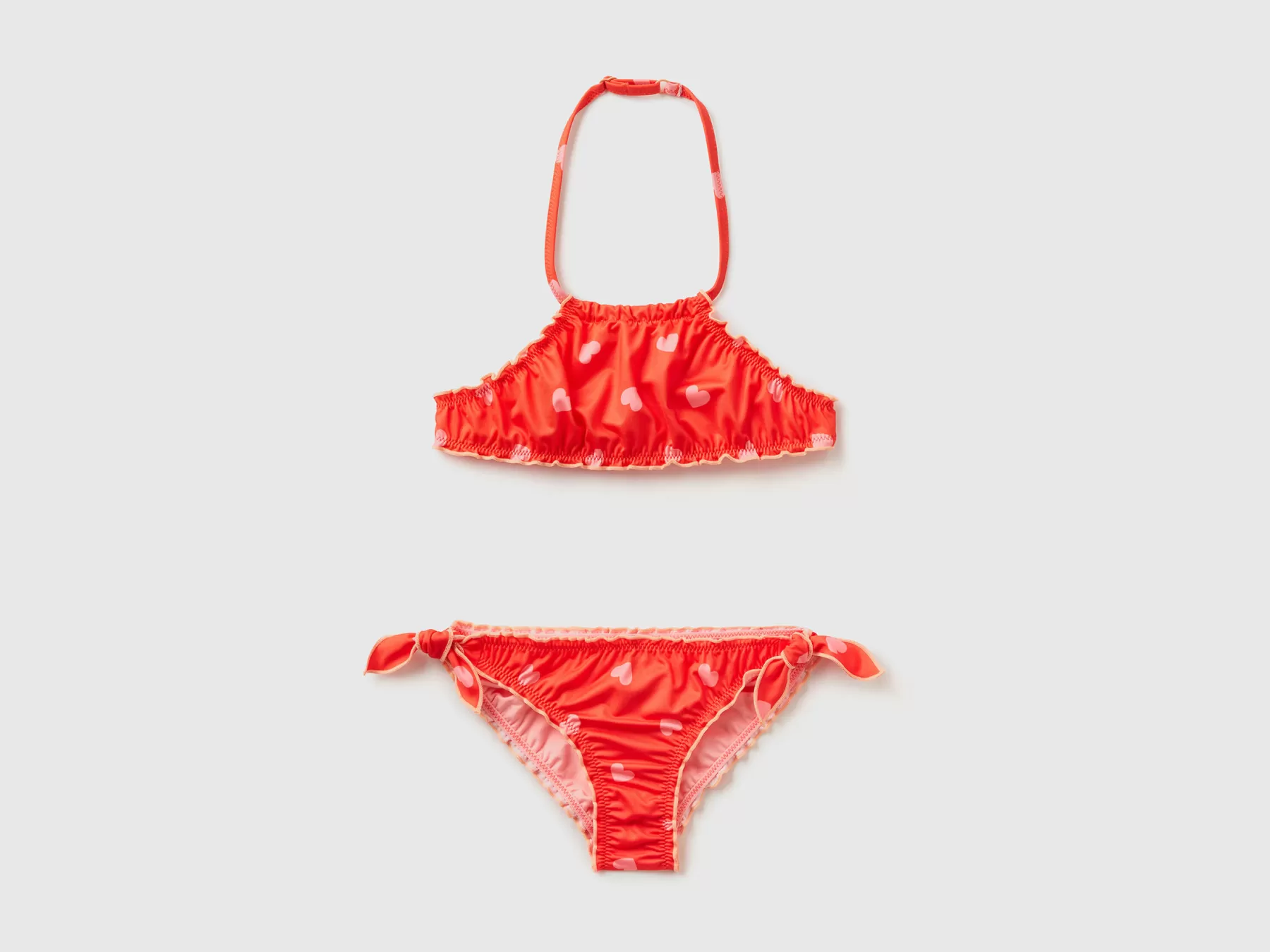 Benetton Costume Bikini A Cuori Rosso Best Sale