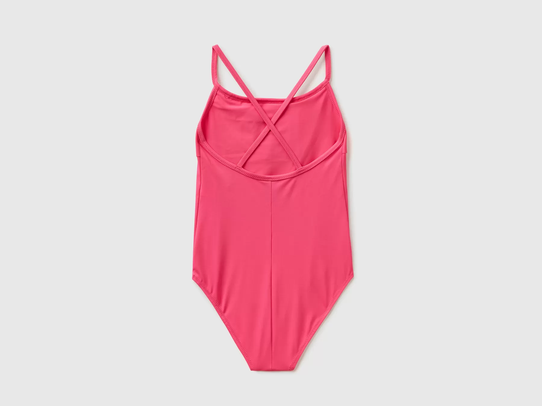 Benetton Costume Intero Con Balza In Econyl® Fucsia Store