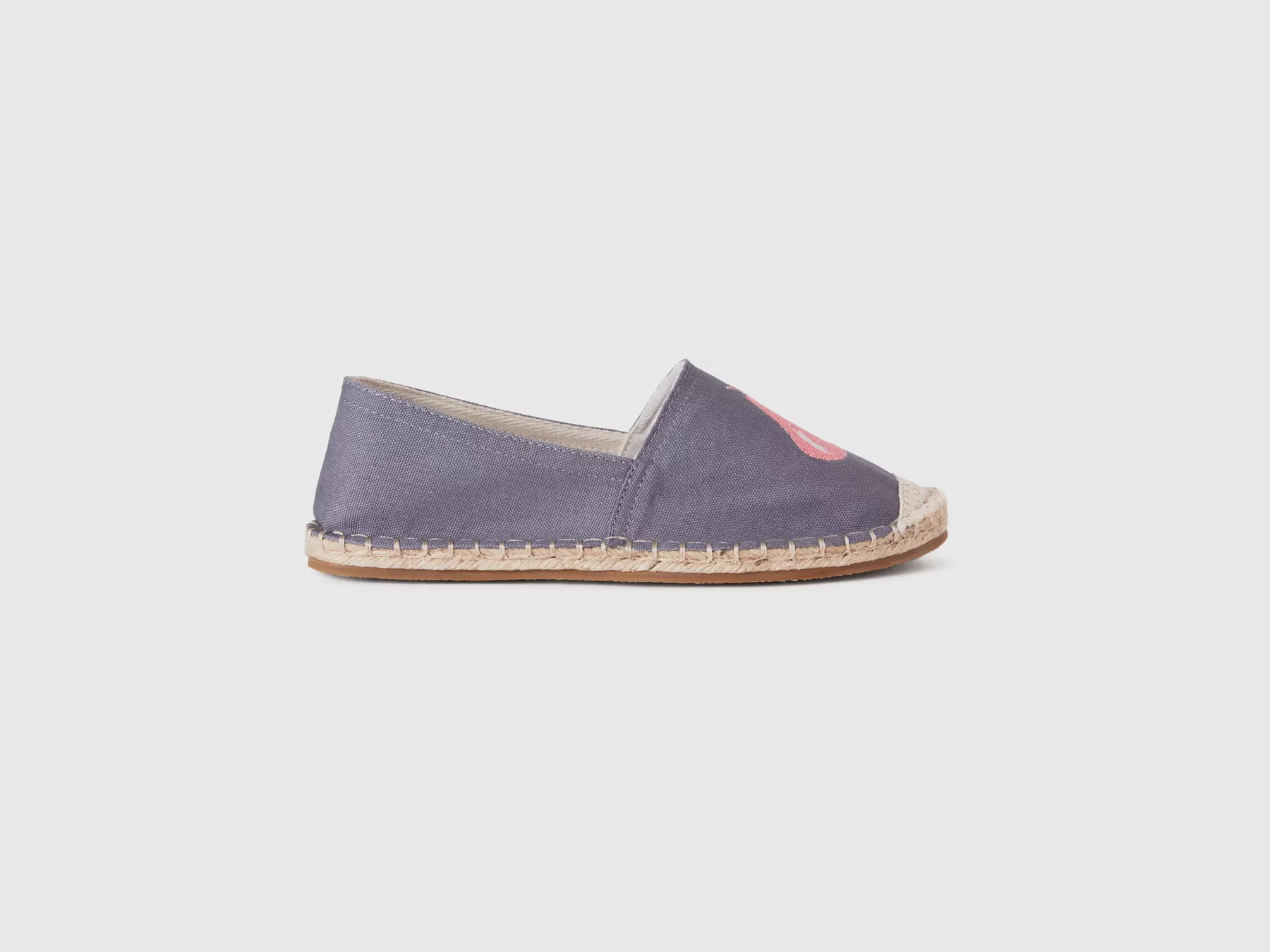 Benetton Espadrillas Grigie Con Pattern Pera Grigio Shop