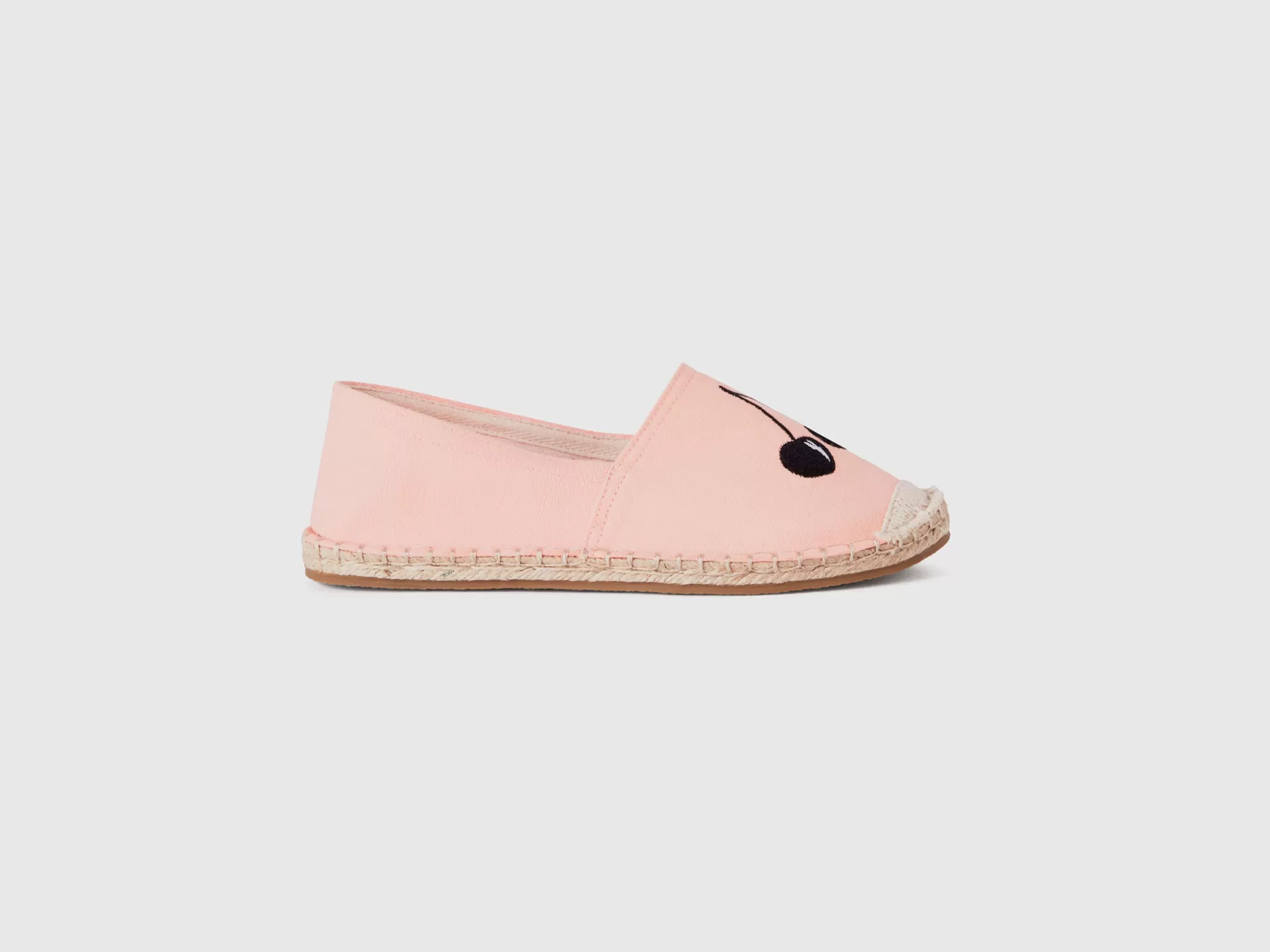 Benetton Espadrillas Rosa Con Pattern Ciliegia Rosa Tenue Discount