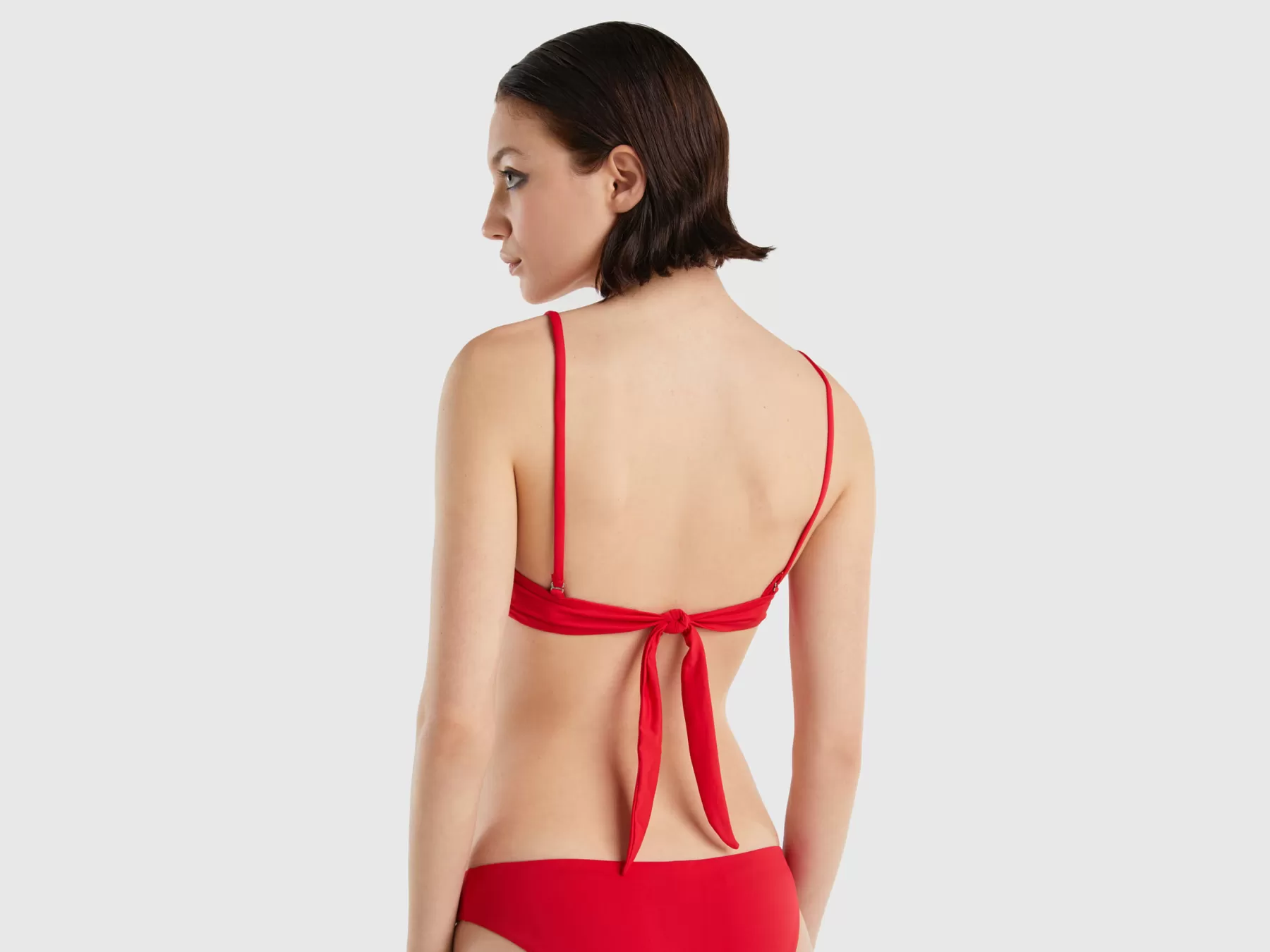 Benetton Fascia Mare Scorrevole In Econyl® Fragola Shop