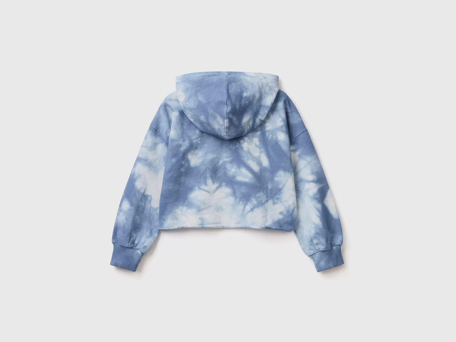 Benetton Felpa Cropped Tye-Dye Avio Store