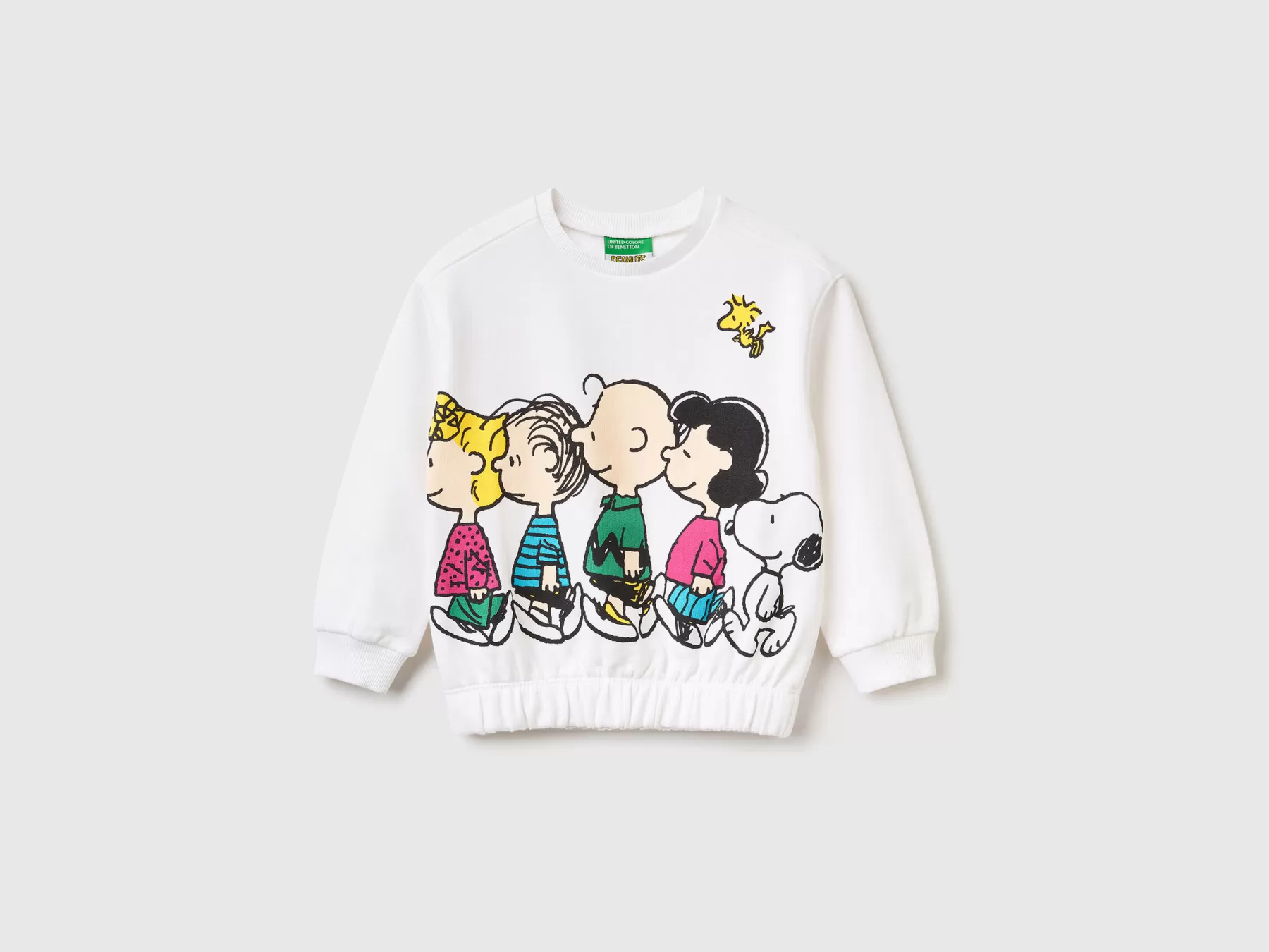 Benetton Felpa Peanuts Girocollo Bianco Online