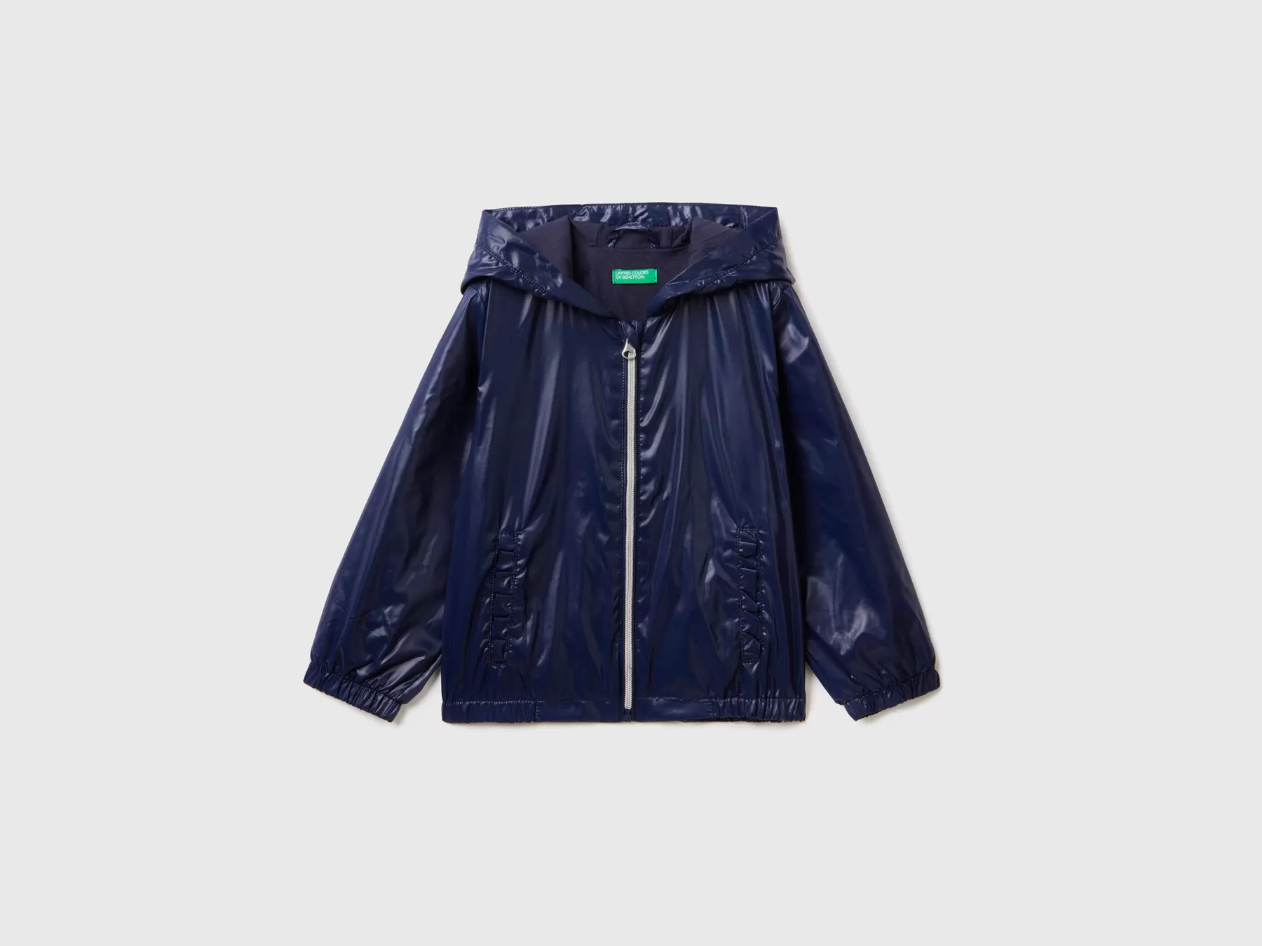 Benetton Giacca Leggera "Rain Defender" Blu Scuro Cheap