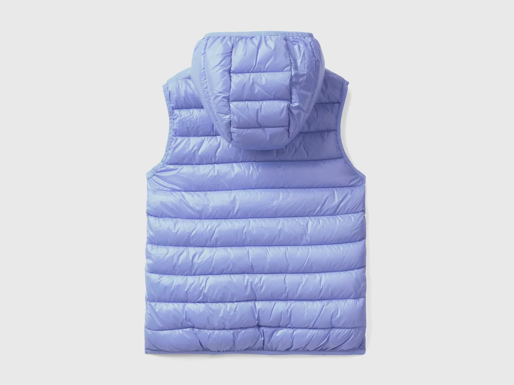 Benetton Gilet Imbottito Con Cappuccio Pervinca Store