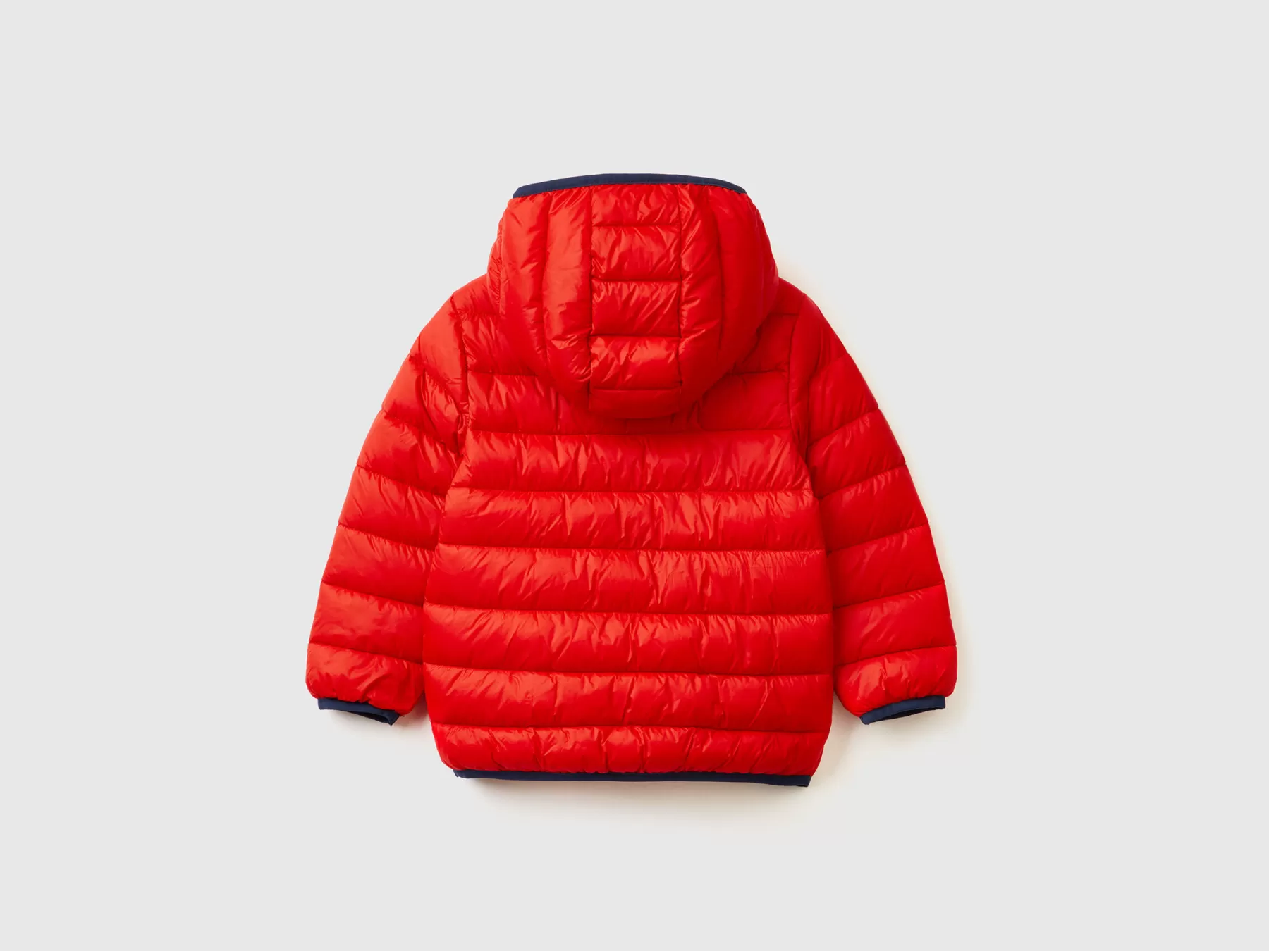 Benetton Giubbino In Nylon "Rain Defender" Rosso Sale