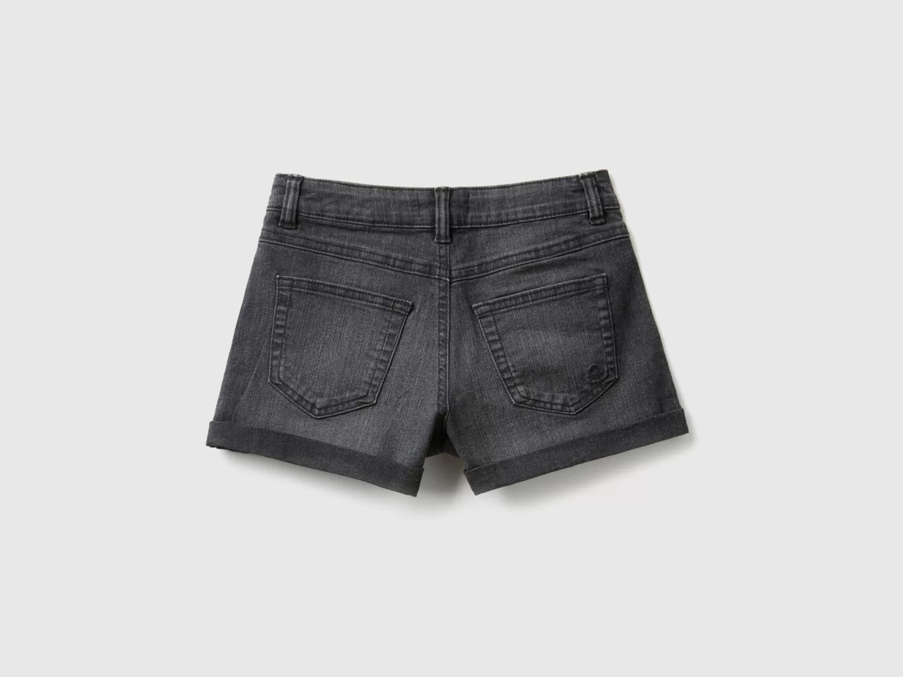 Benetton Jeans Corti In Denim "Eco-Recycle" Nero Best