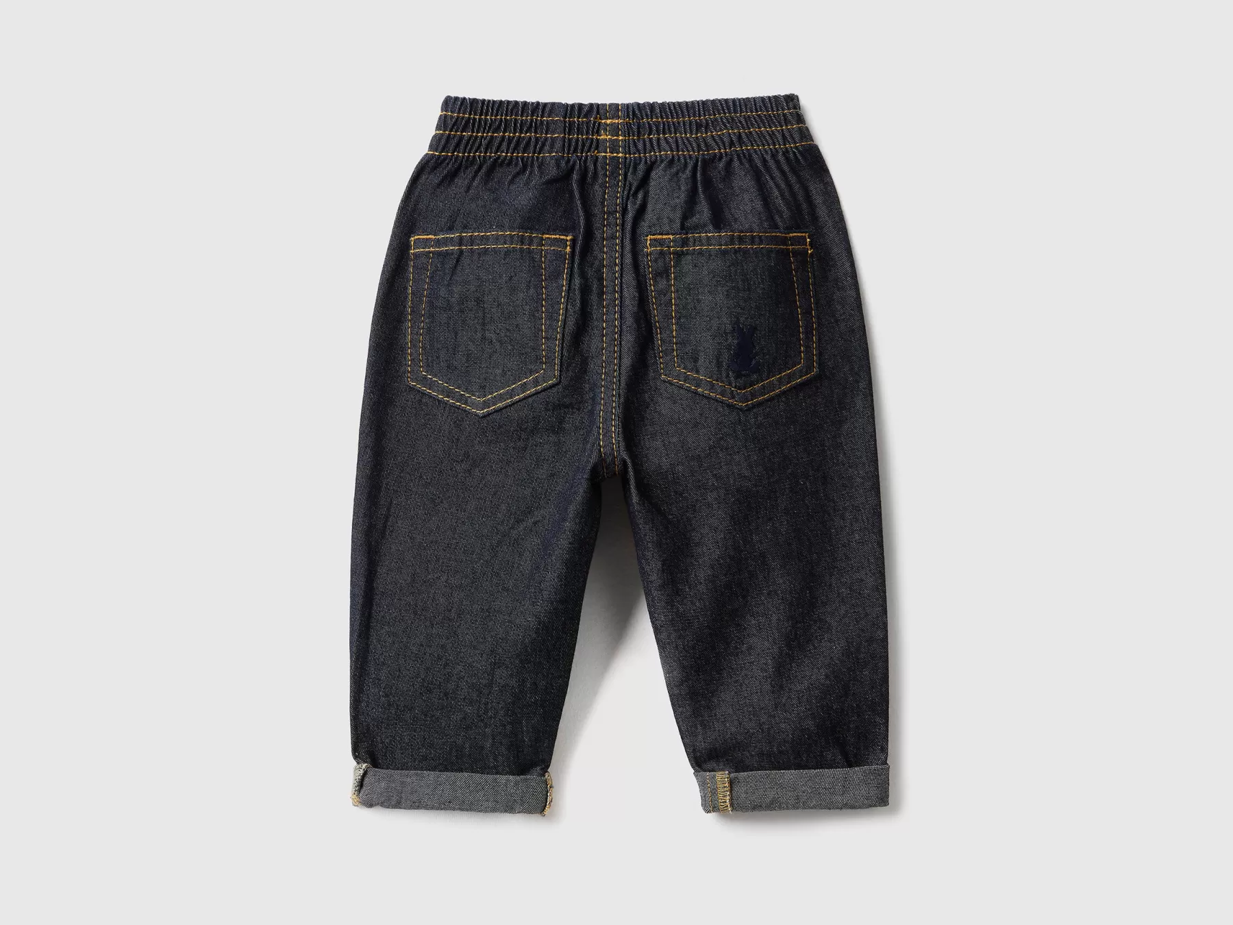 Benetton Jeans In Denim 100% Cotone Blu Sale