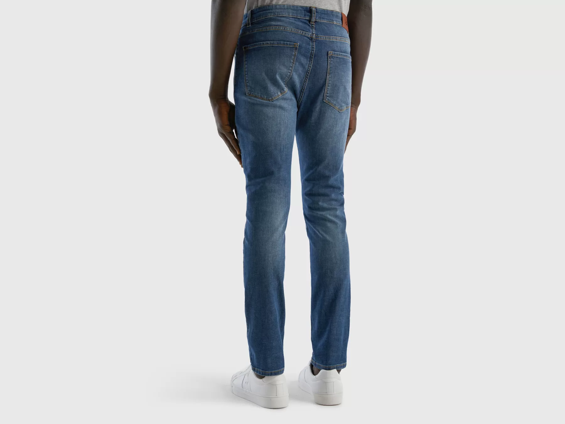 Benetton Jeans Skinny Fit Blu Online