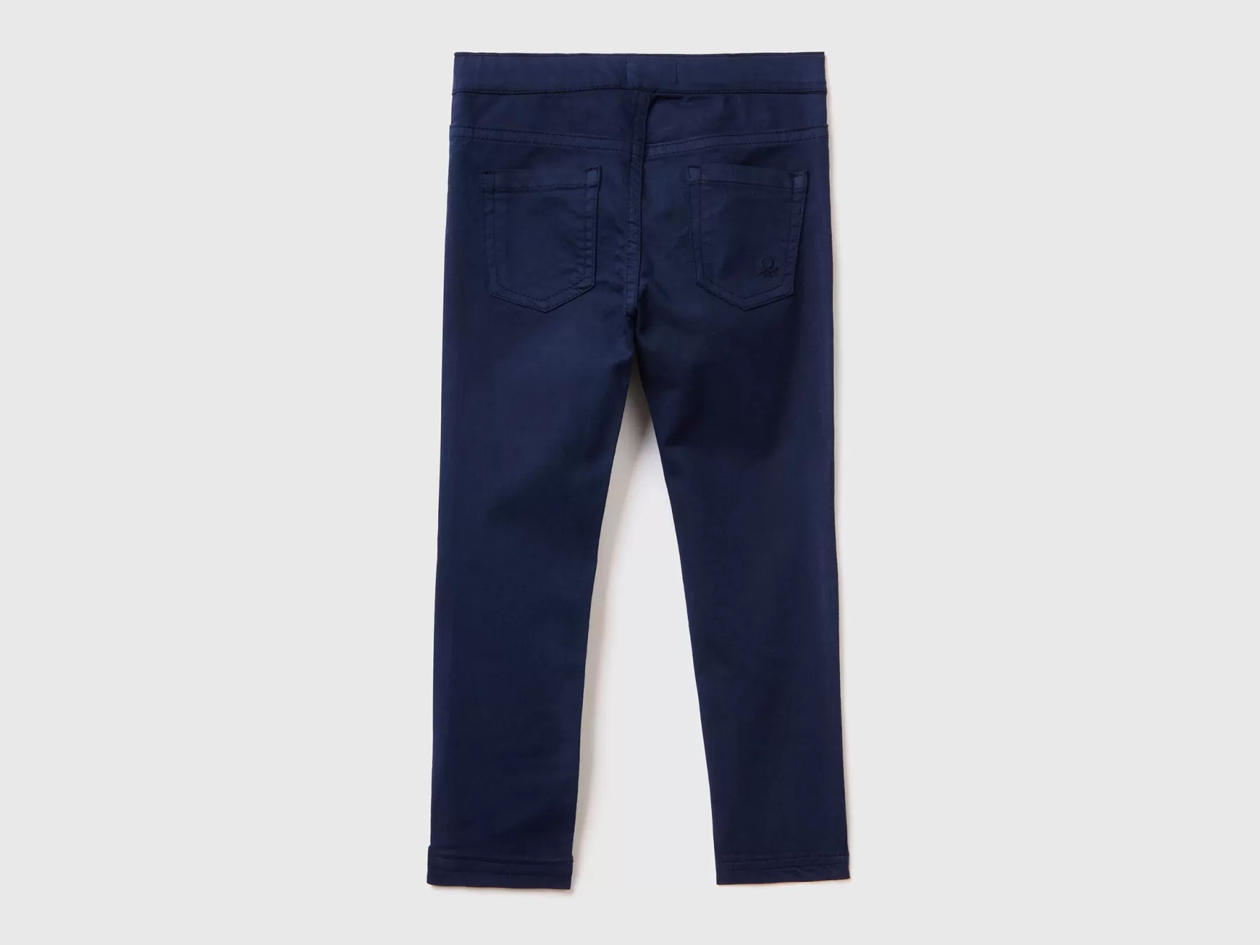 Benetton Jeggings In Misto Cotone Stretch Blu Scuro Clearance