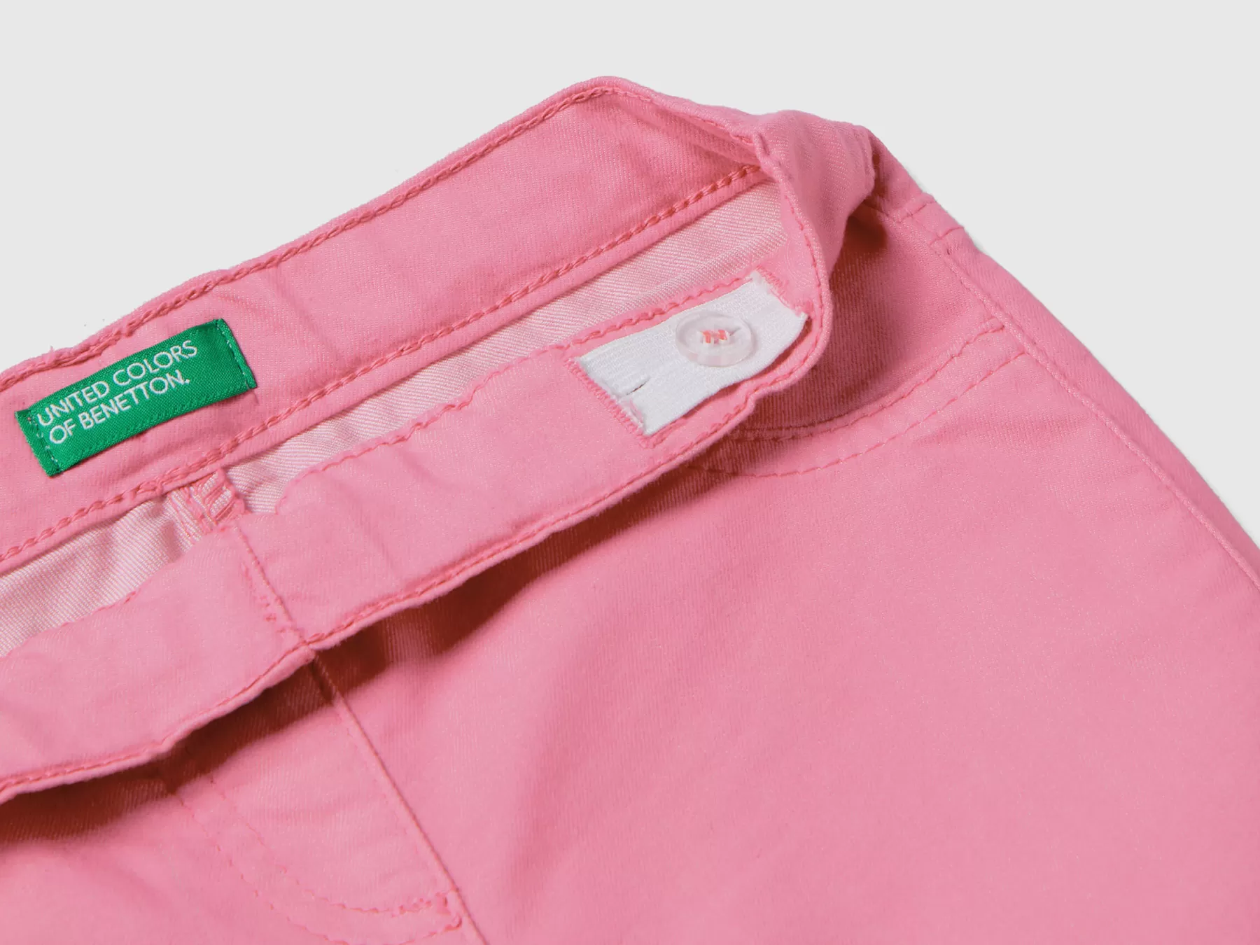 Benetton Jeggings In Misto Cotone Stretch Rosa Best Sale