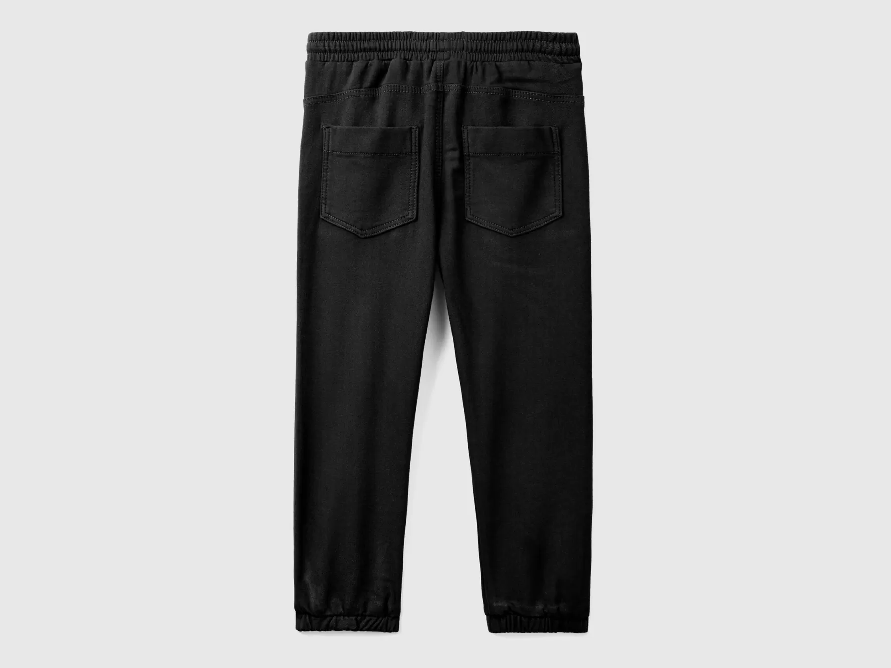 Benetton Joggers Con Coulisse E Maxi Tasche Nero Online