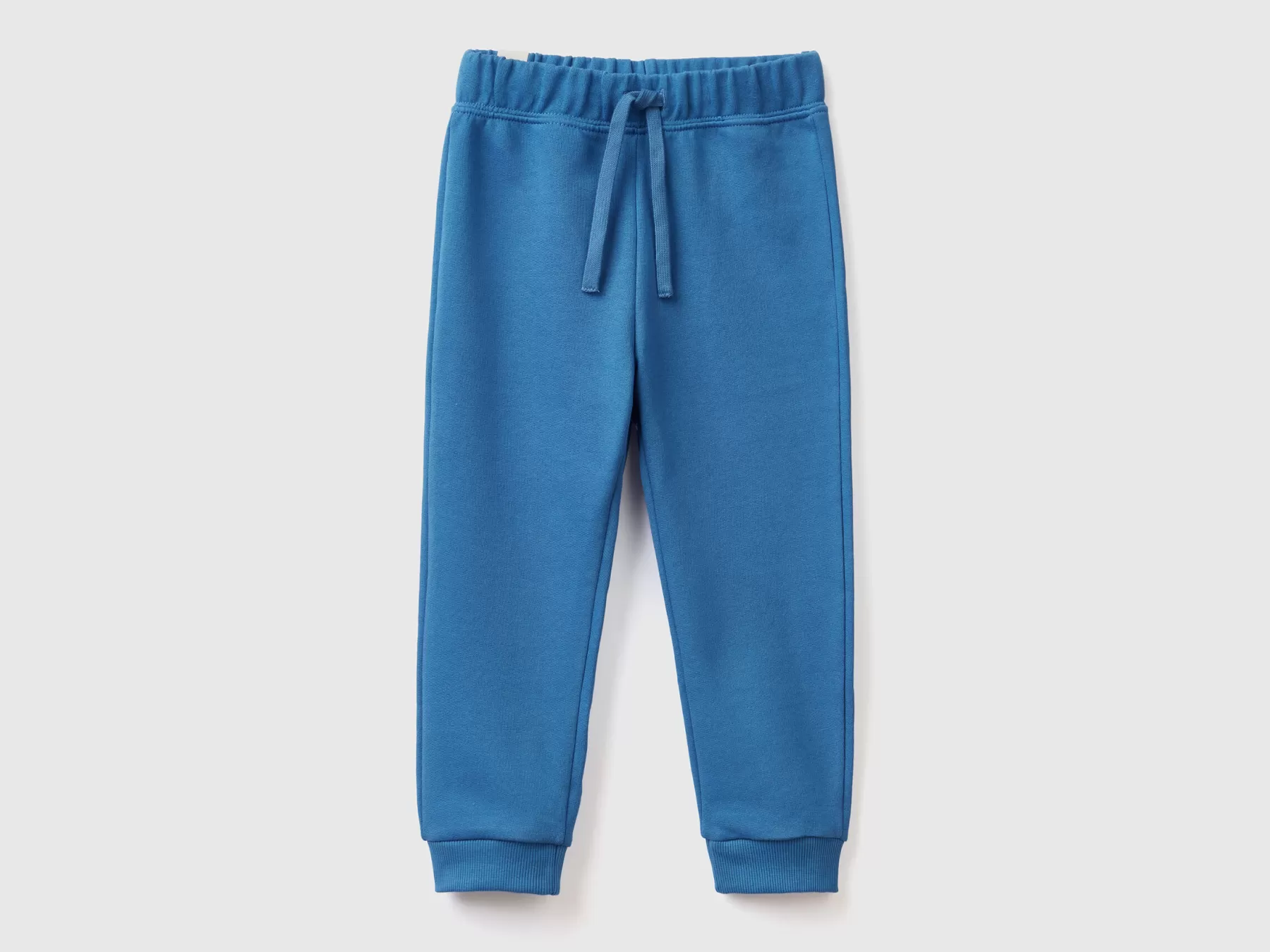 Benetton Joggers In Felpa Di Cotone Bio Bluette Store