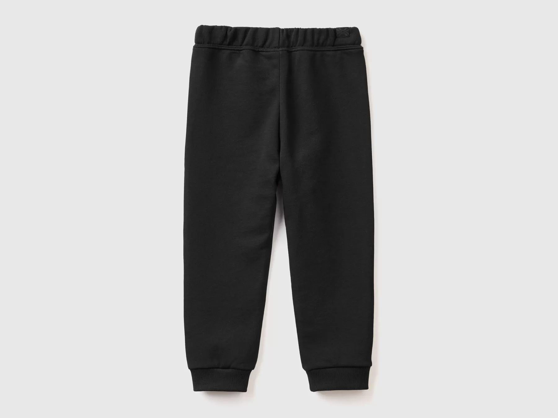 Benetton Joggers In Felpa Di Cotone Bio Nero Shop