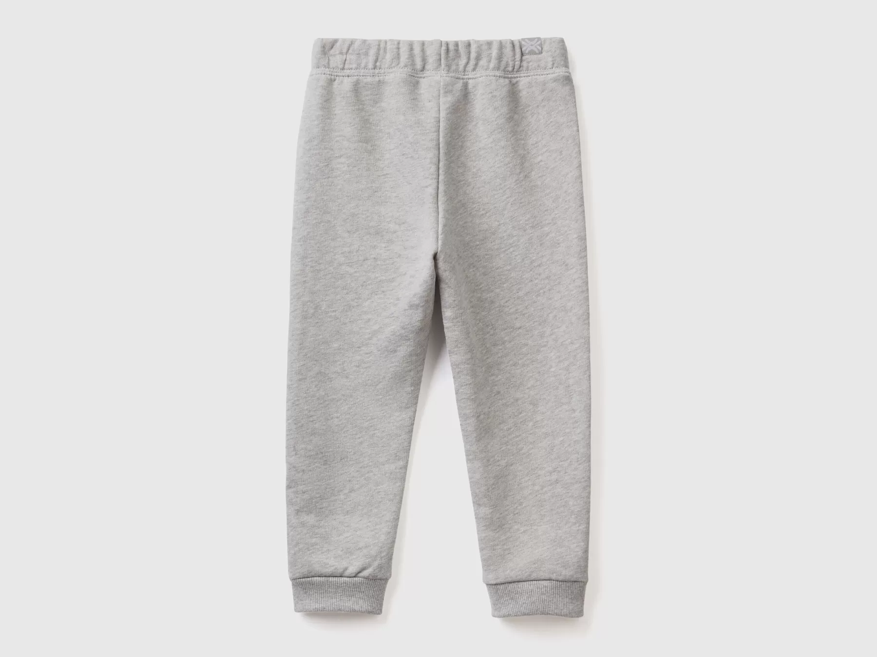 Benetton Joggers In Felpa Di Cotone Bio Grigio Chiaro Best