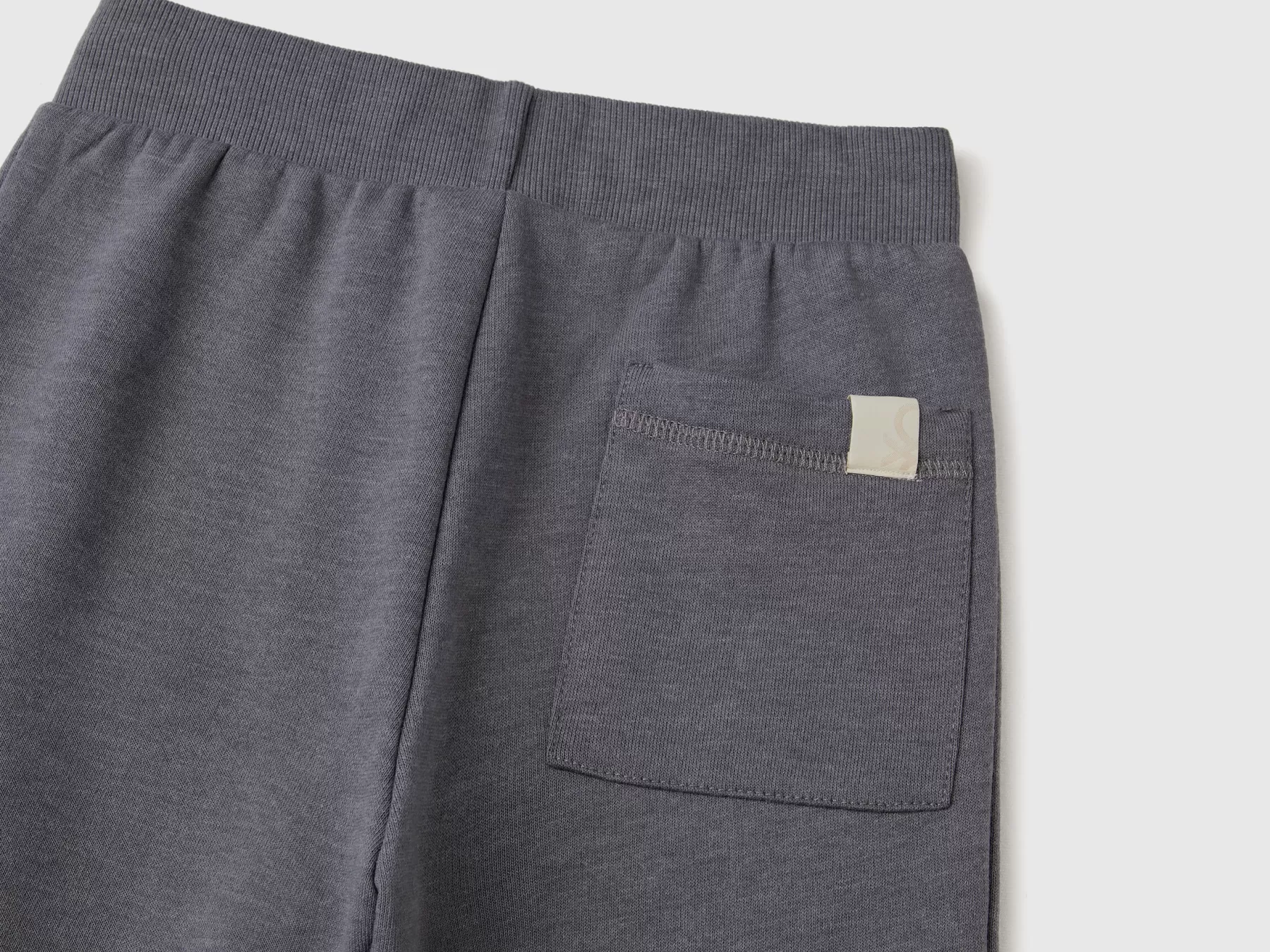 Benetton Joggers In Tessuto Riciclato Grigio Scuro Best