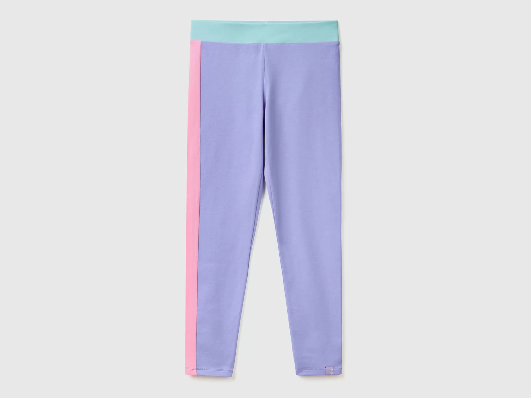 Benetton Leggings Color Block Pervinca Sale