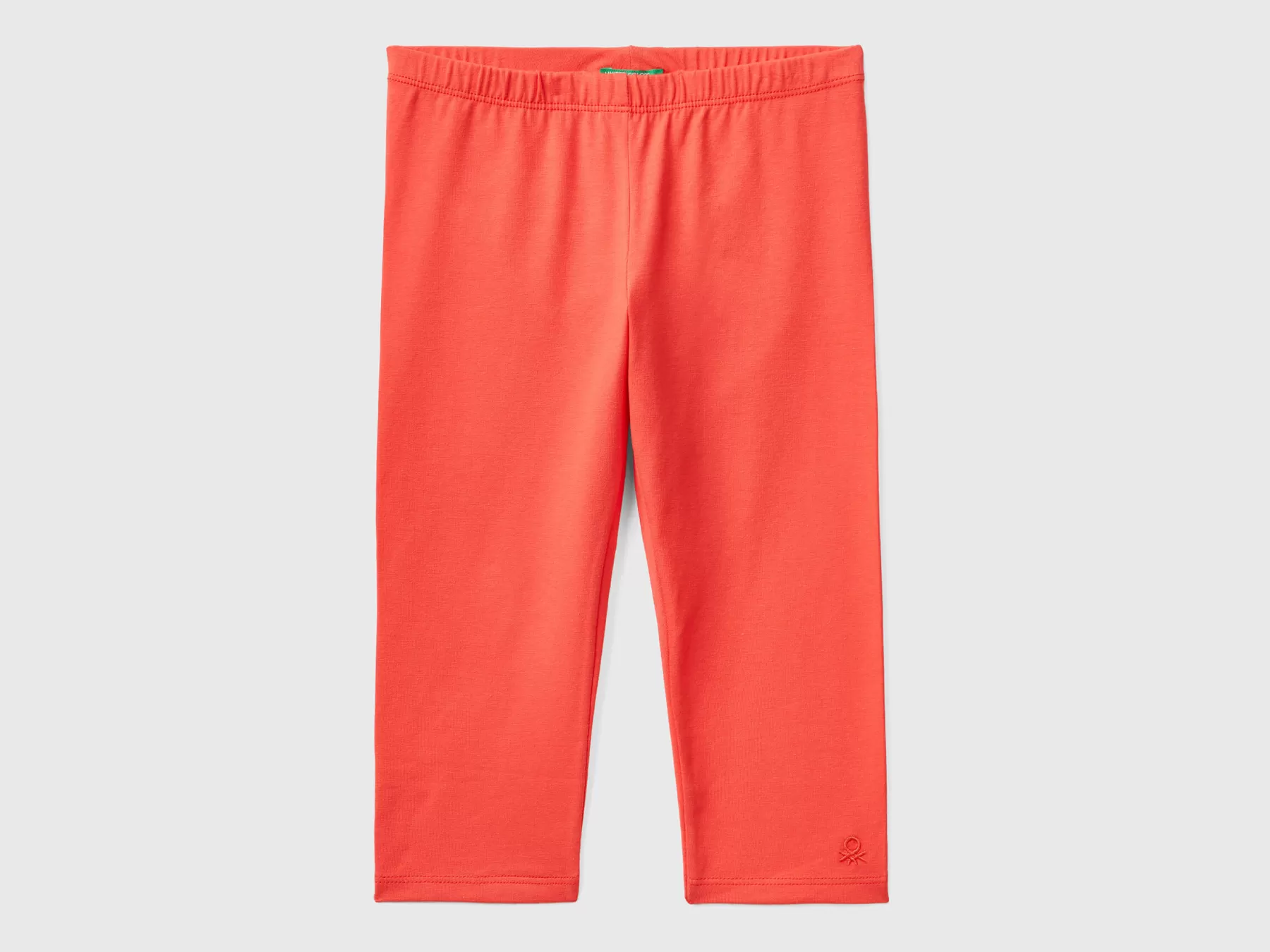 Benetton Leggings Sopra Il Ginocchio Rosso Corallo Clearance