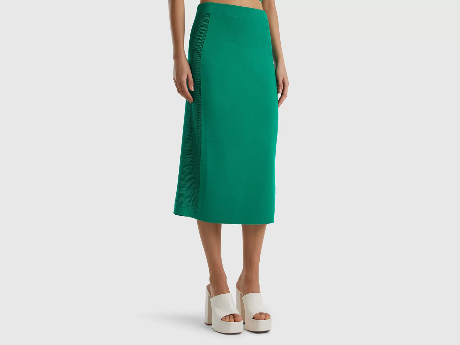 Benetton Longuetteaderente Verde Flash Sale