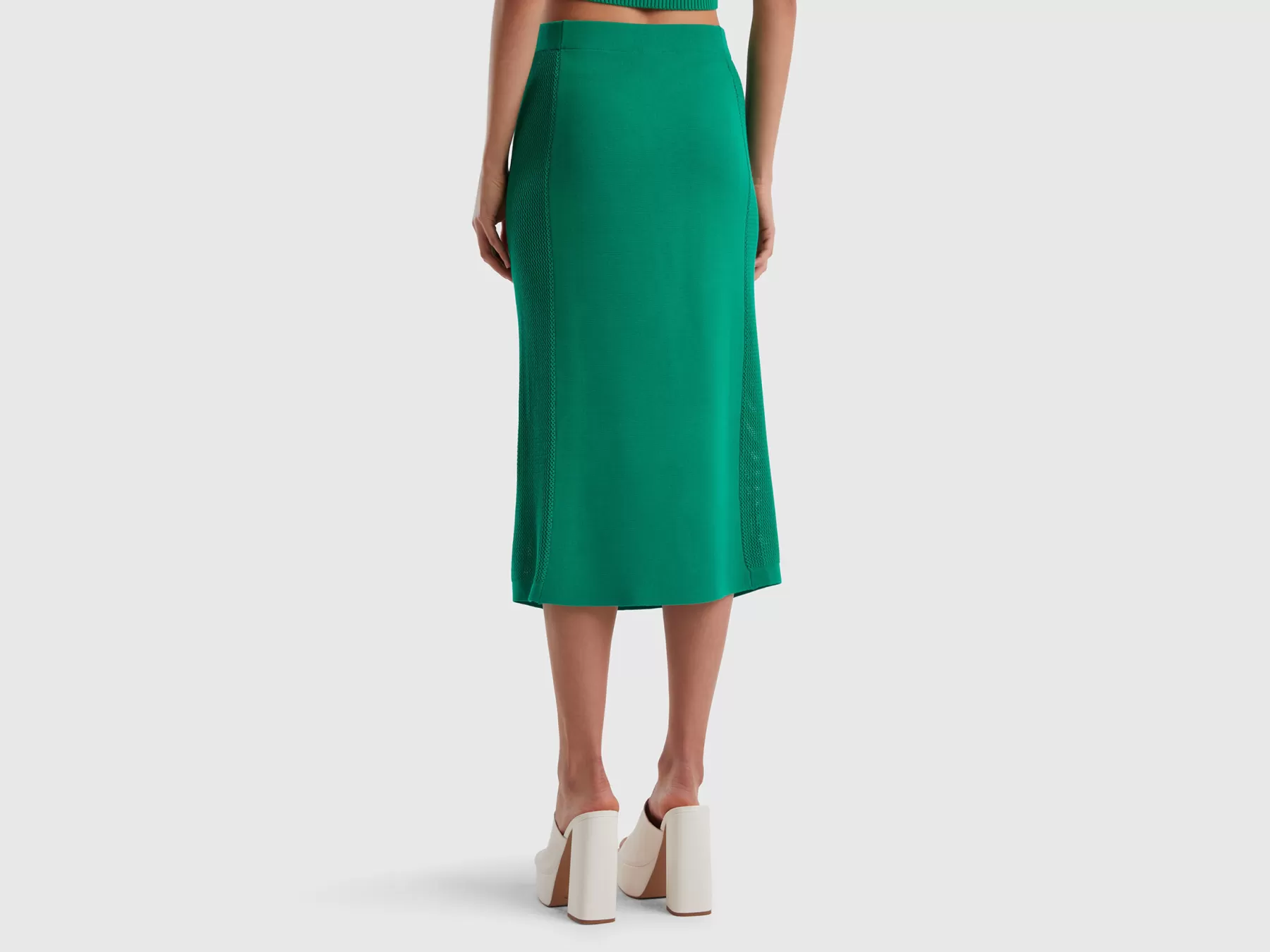 Benetton Longuetteaderente Verde Flash Sale