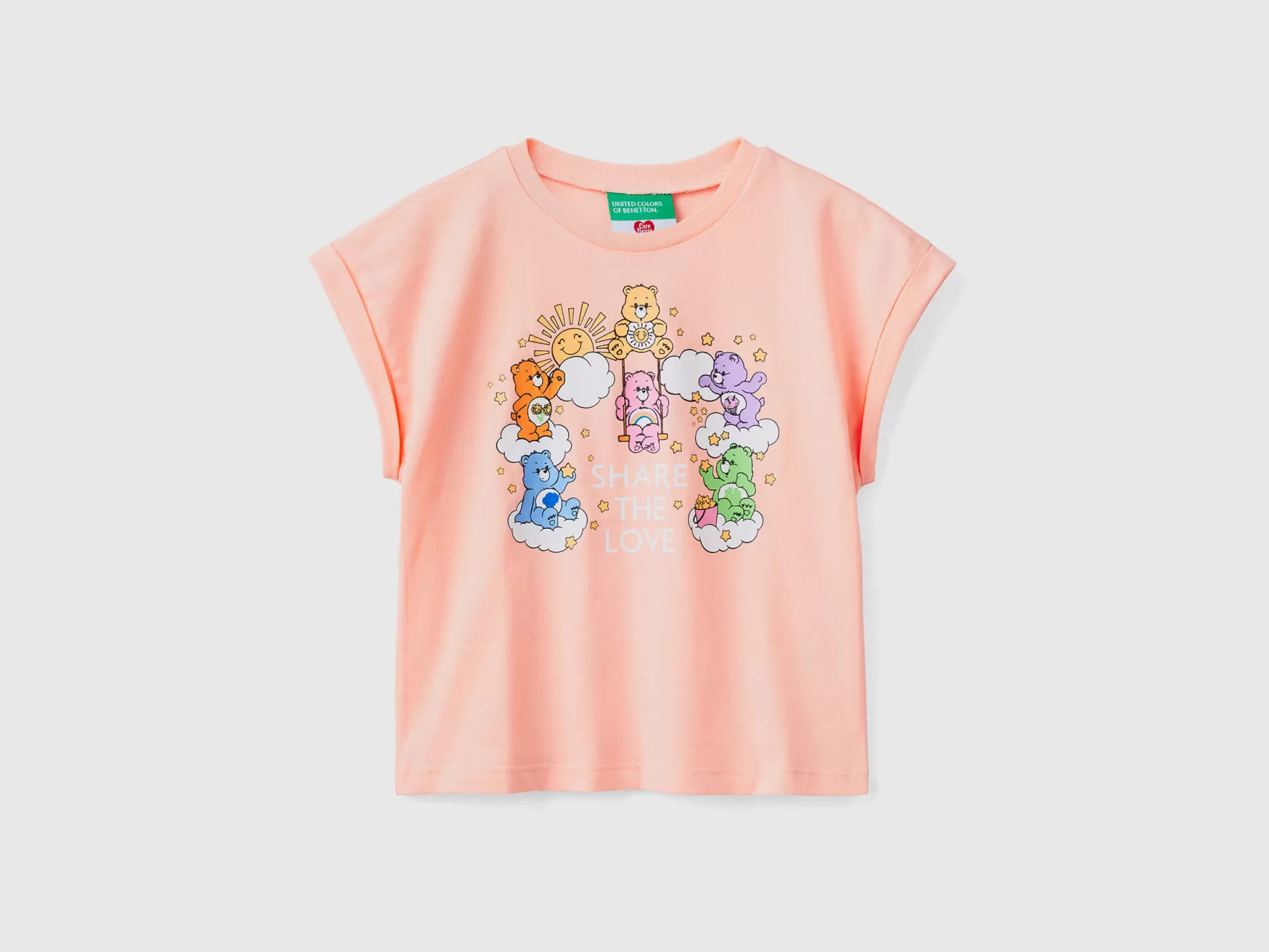 Benetton Maglietta Con Stampa Care Bears™ Rosa Tenue Best