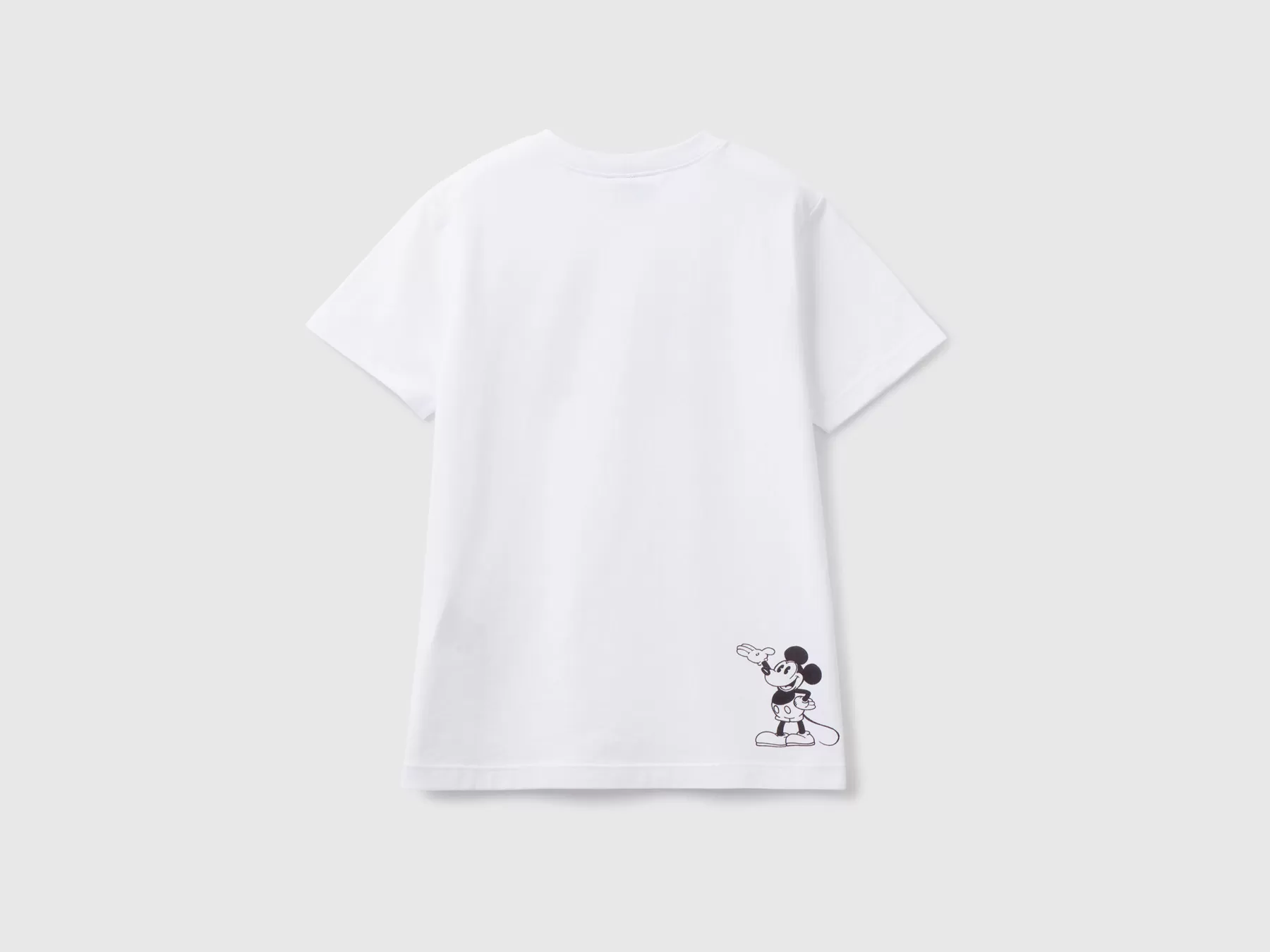 Benetton Maglietta Con Stampa Mickey Mouse Bianco Shop