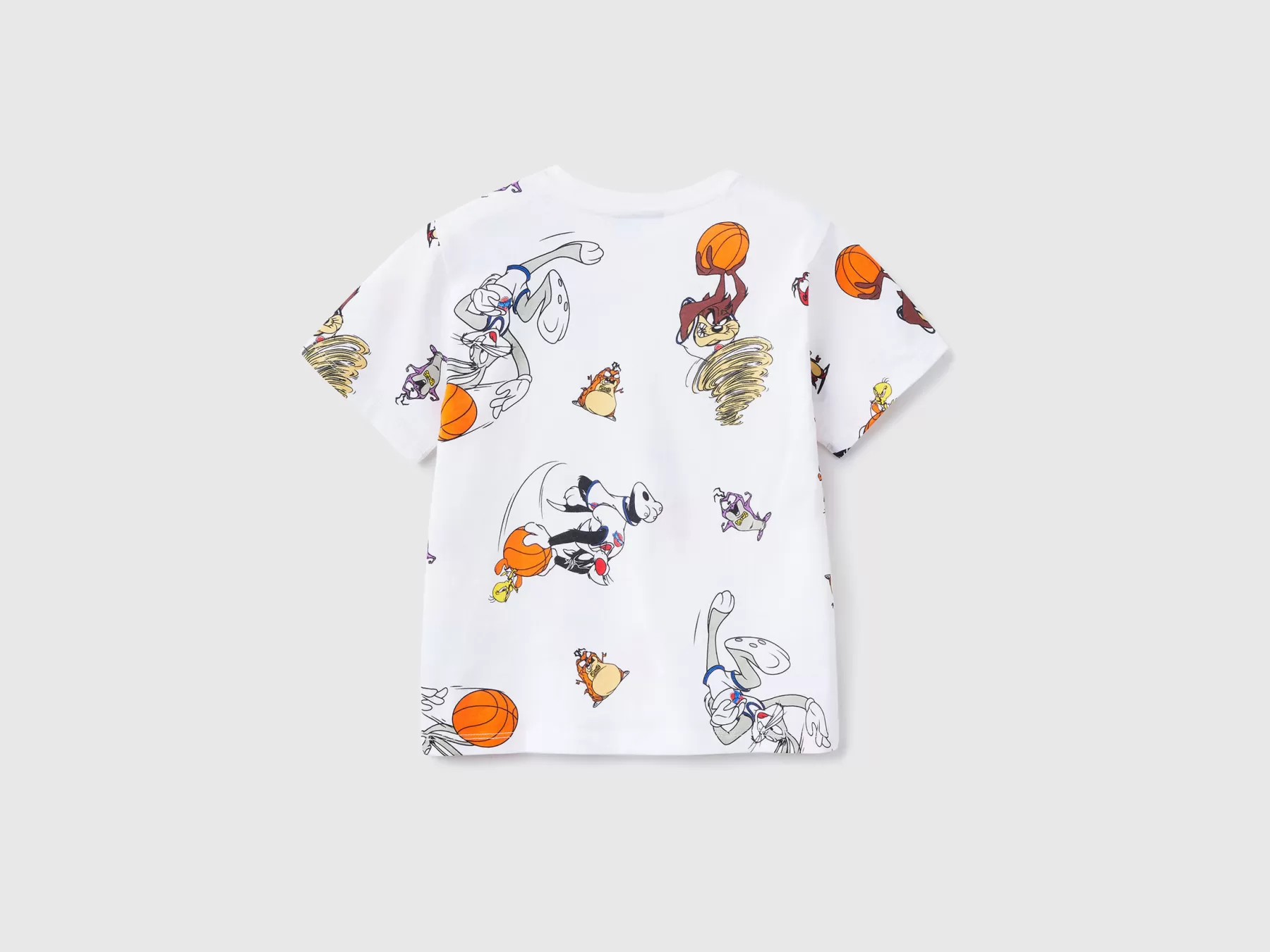 Benetton Maglietta Con Stampa Space Jam Bianco Outlet