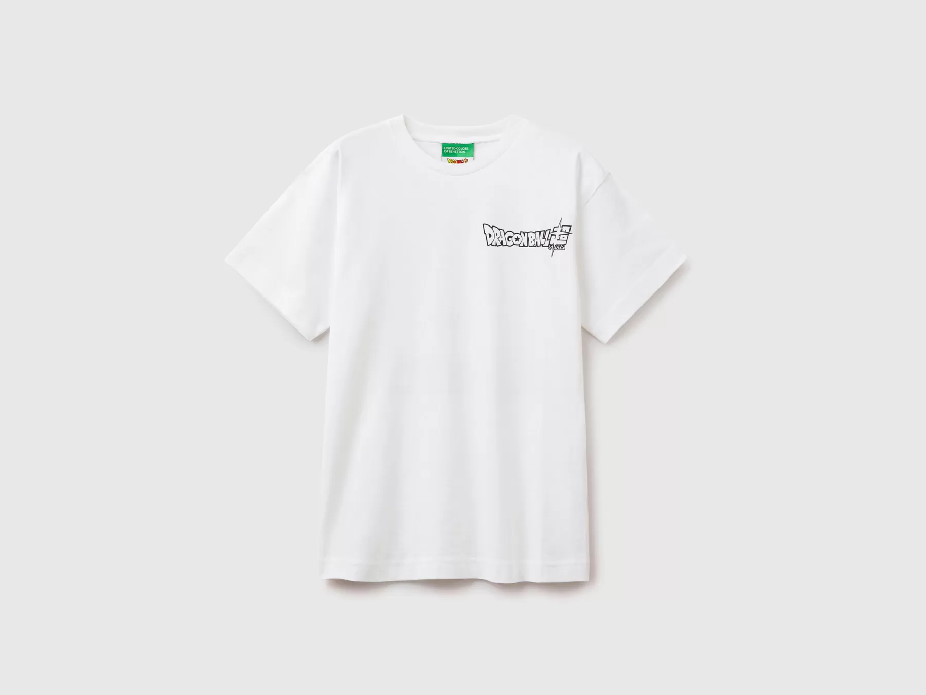 Benetton Maglietta Con Stampe Dragon Ball Bianco Clearance