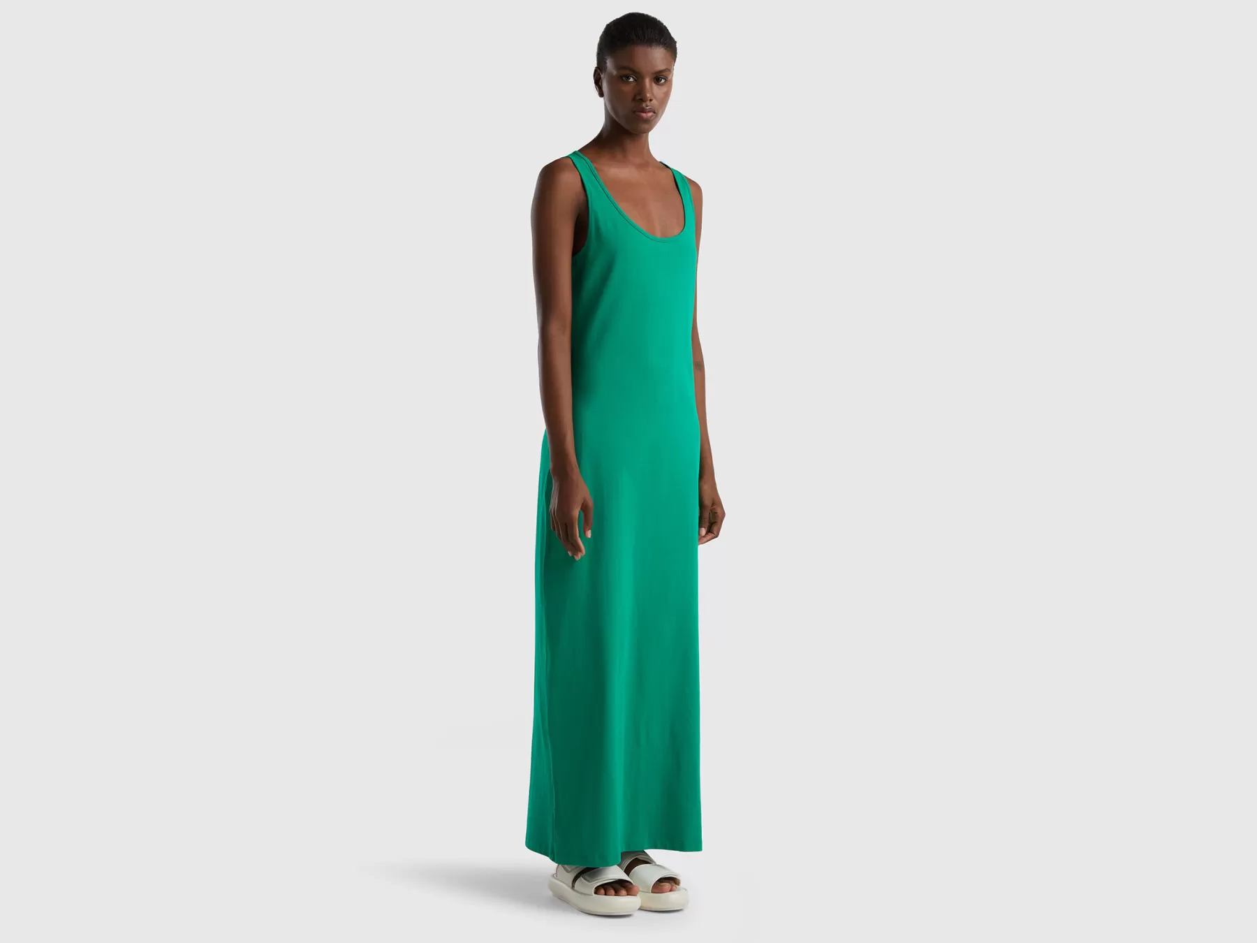 Benetton Maxi Abito Verde Store