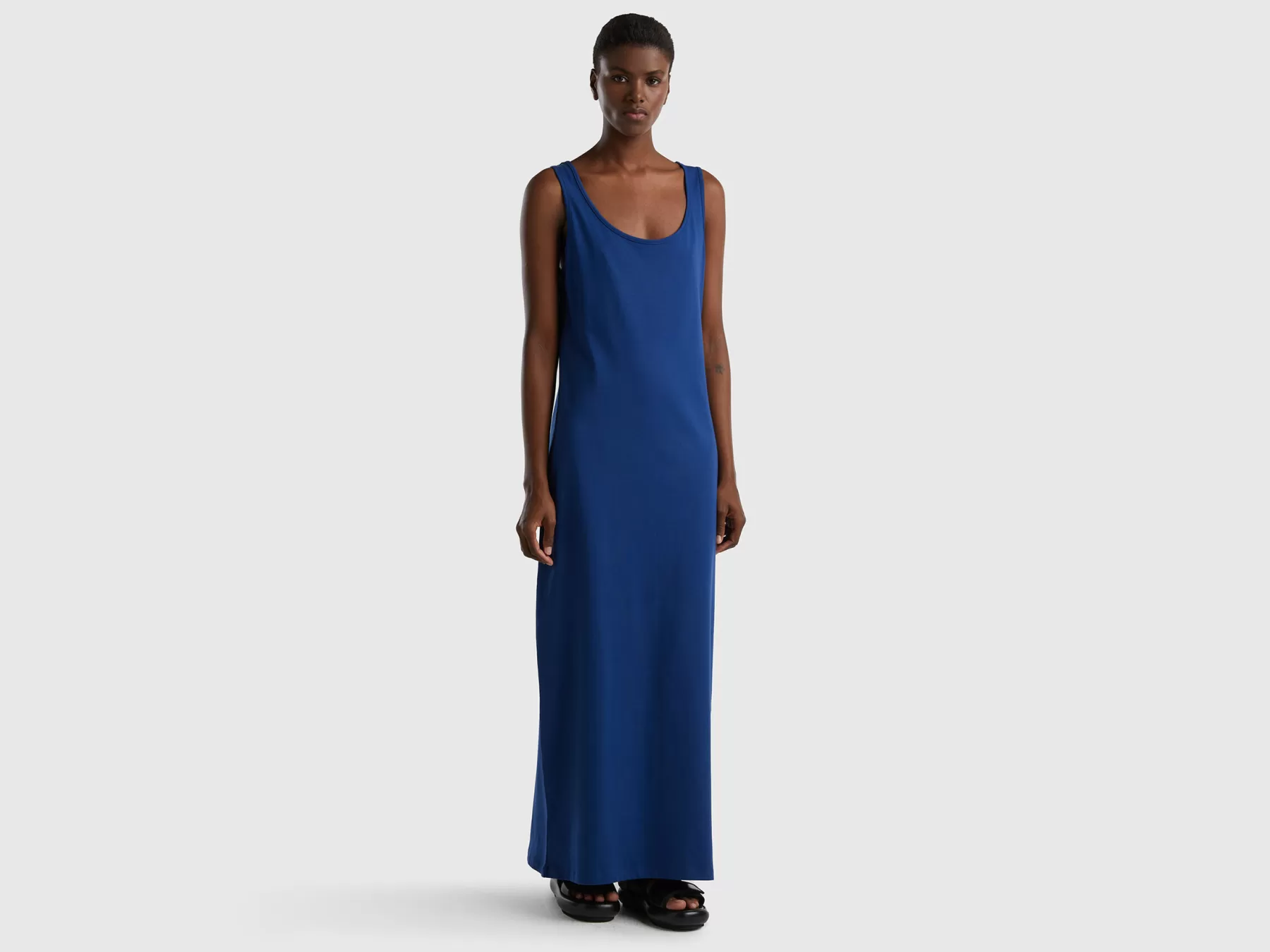 Benetton Maxi Abito Blu Hot