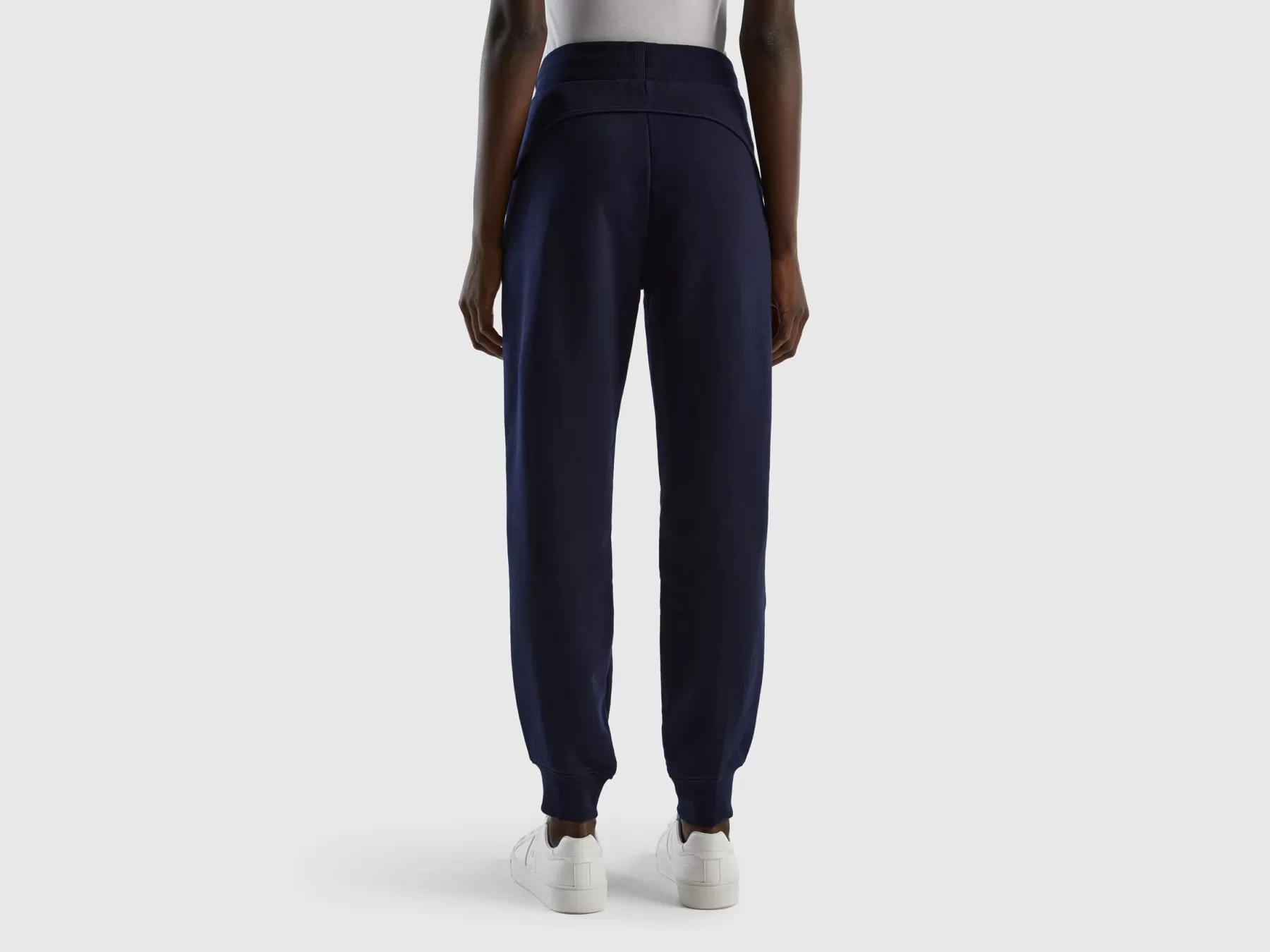 Benetton Pantaloni In Felpa Con Coulisse Blu Scuro Best