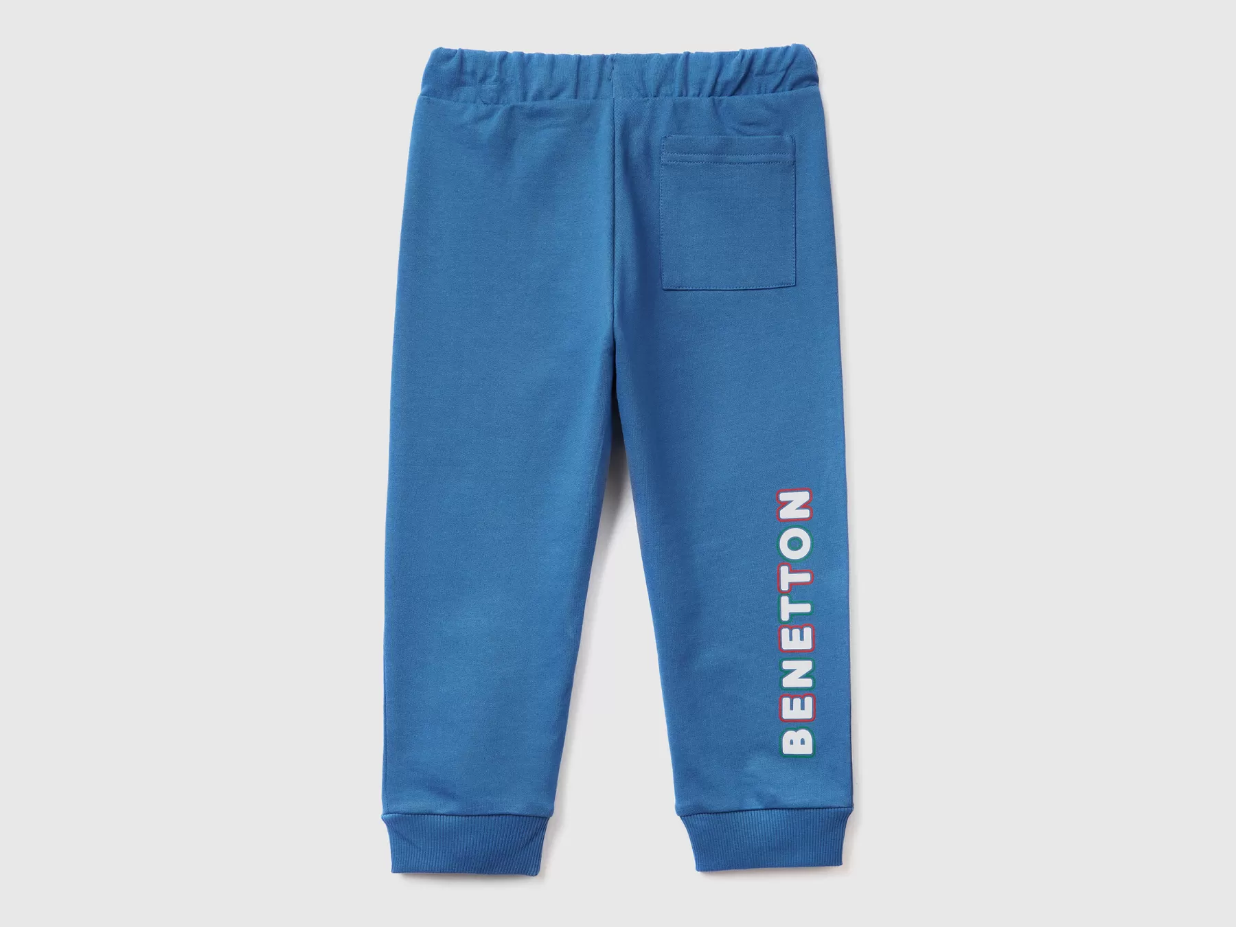 Benetton Pantaloni In Felpa Con Coulisse Bluette Best