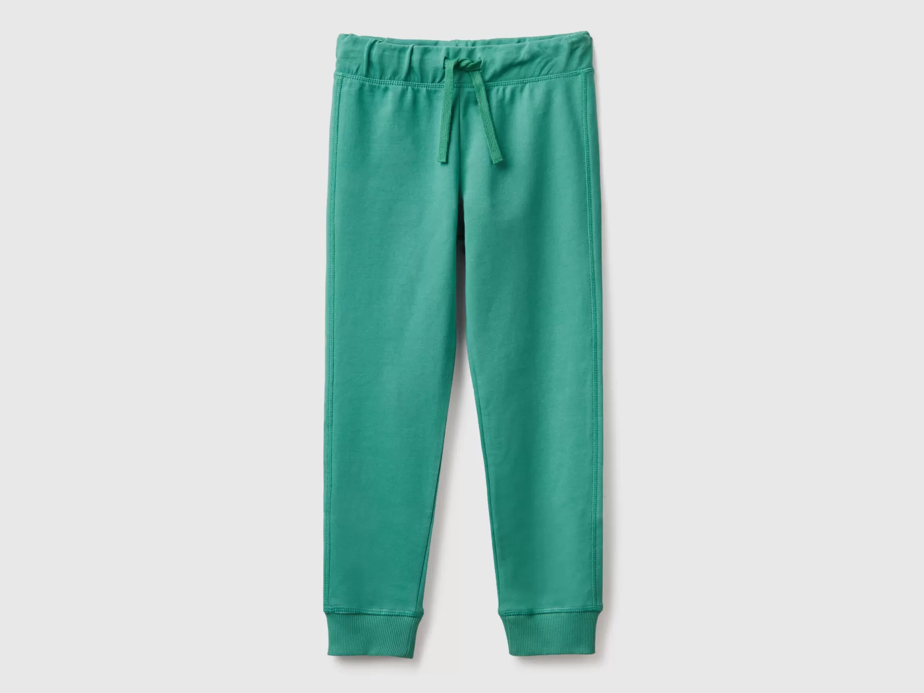 Benetton Pantaloni In Felpa Con Logo Verde Scuro Best