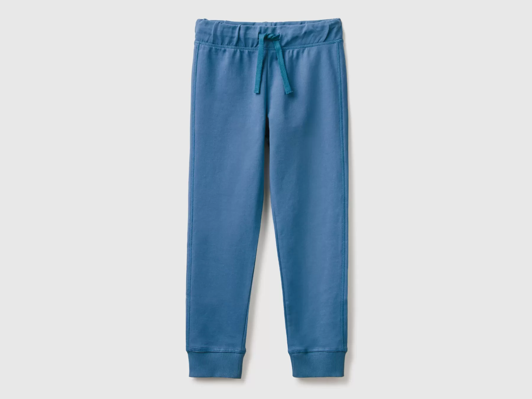 Benetton Pantaloni In Felpa Con Logo Bluette Clearance