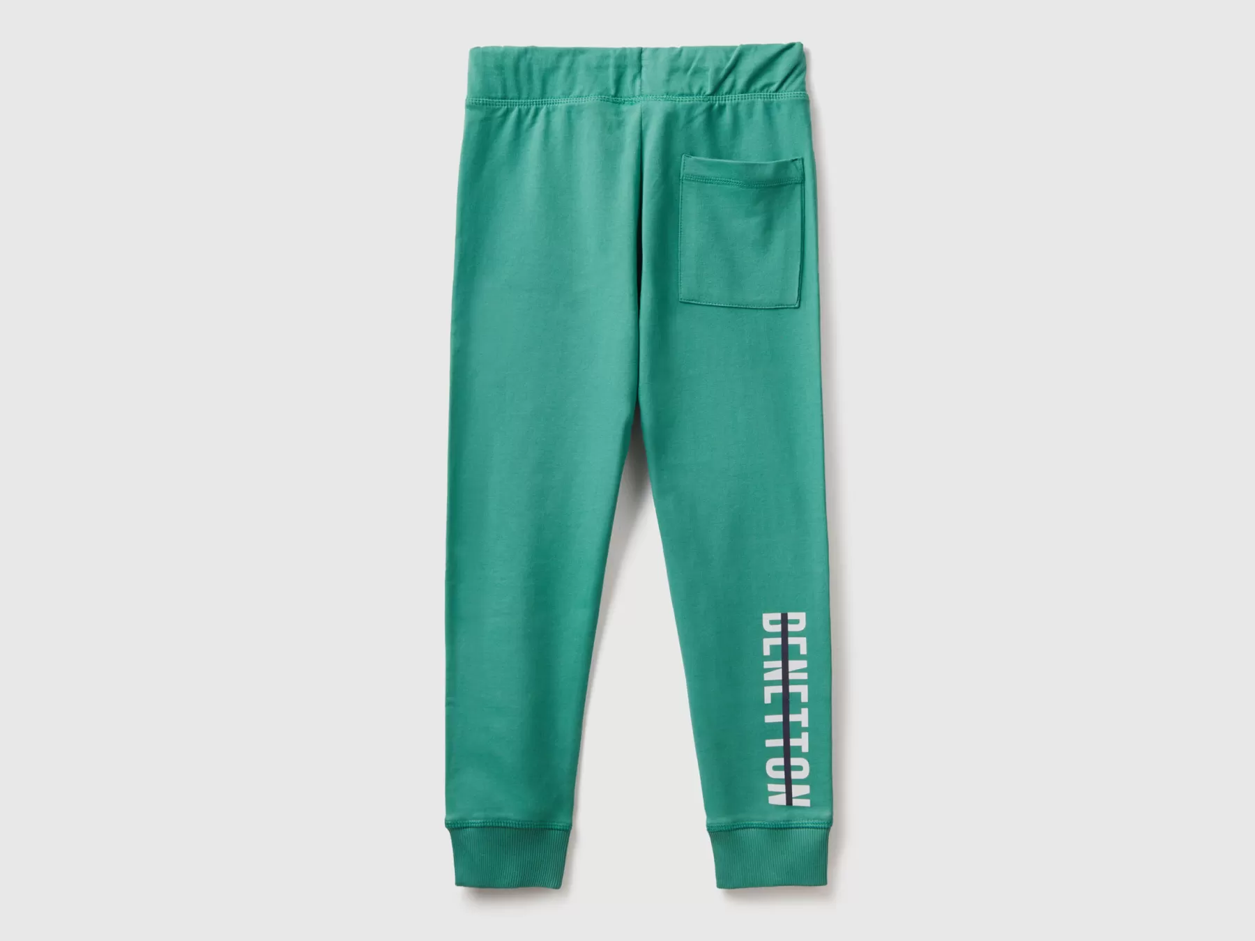 Benetton Pantaloni In Felpa Con Logo Verde Scuro Best