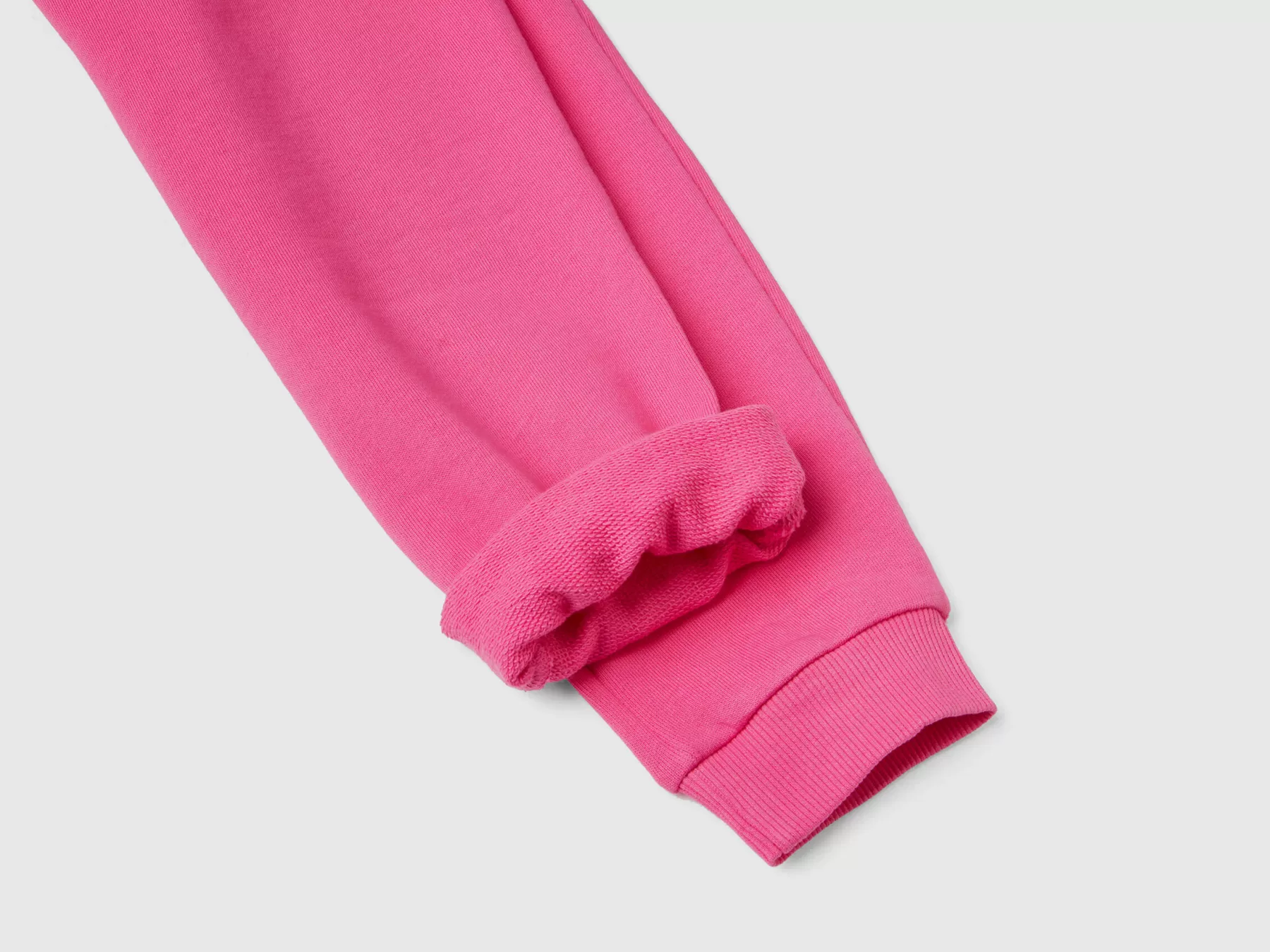 Benetton Pantaloni In Felpa Con Logo Fucsia Best Sale