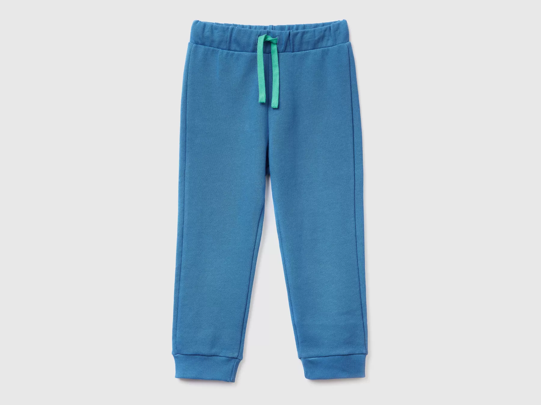 Benetton Pantaloni In Felpa Con Taschino Bluette Store