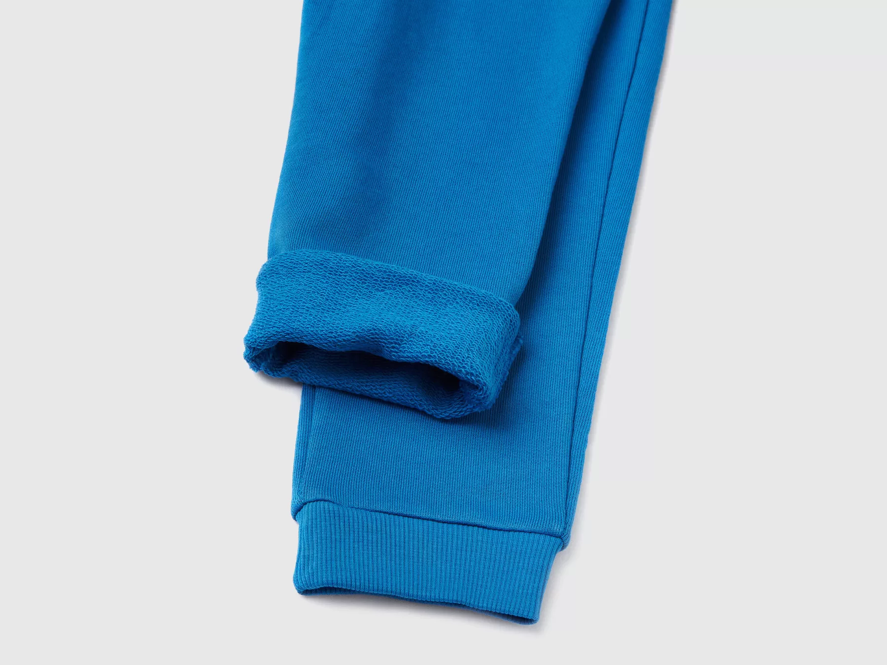 Benetton Pantaloni In Felpa Con Taschino Bluette Store