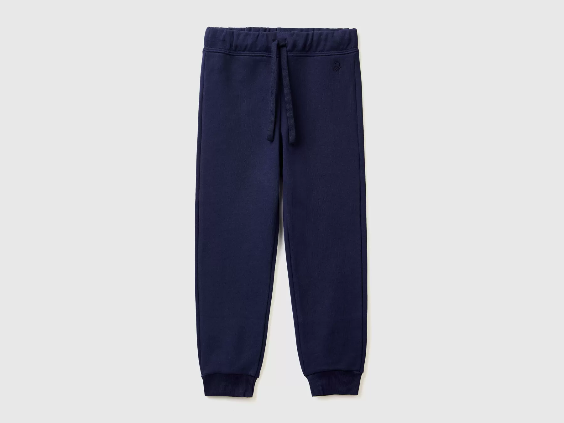 Benetton Pantaloni In Felpa Di Cotone Bio Blu Scuro Flash Sale