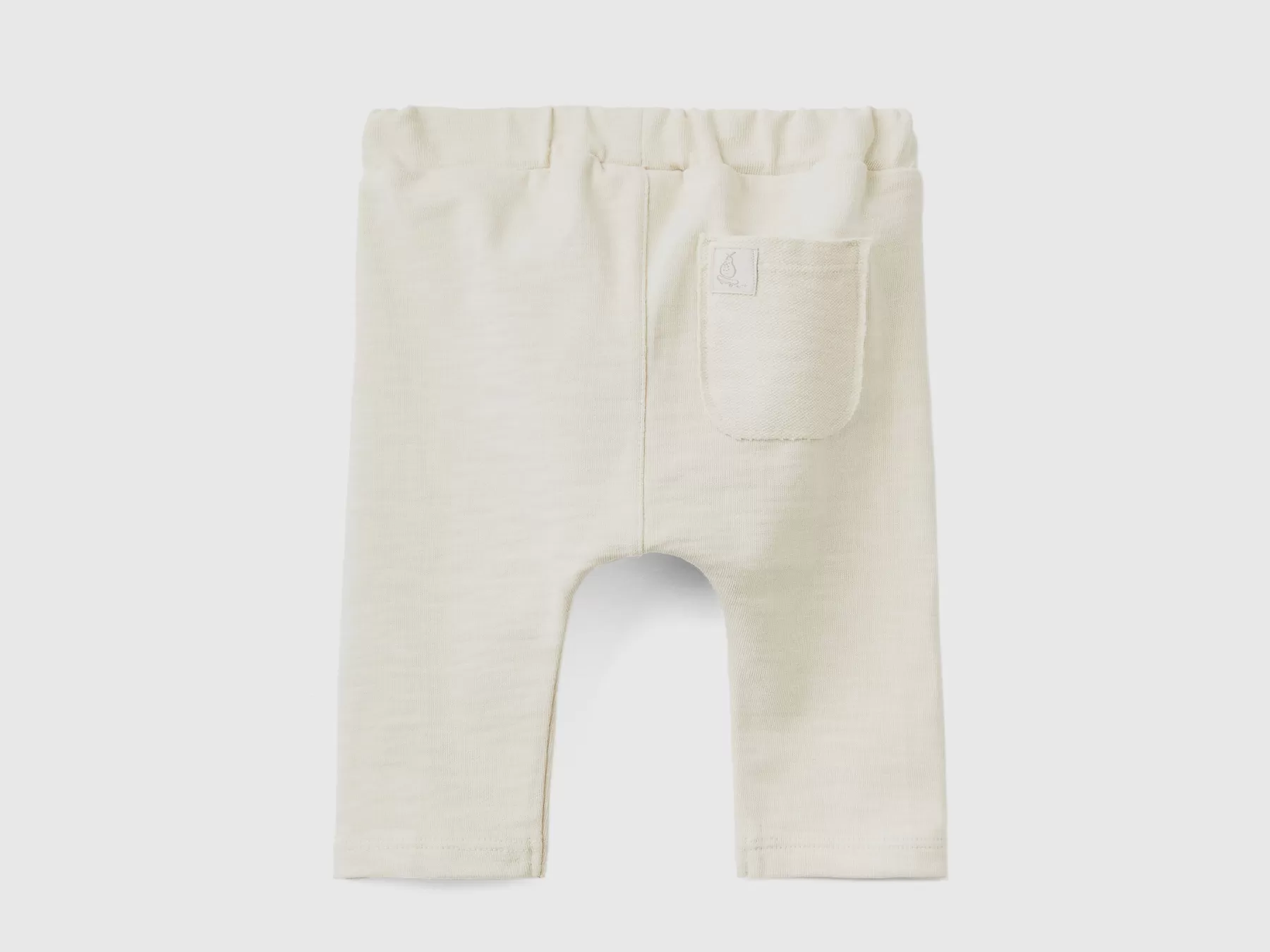 Benetton Pantaloni In Felpa Leggera Beige Clearance