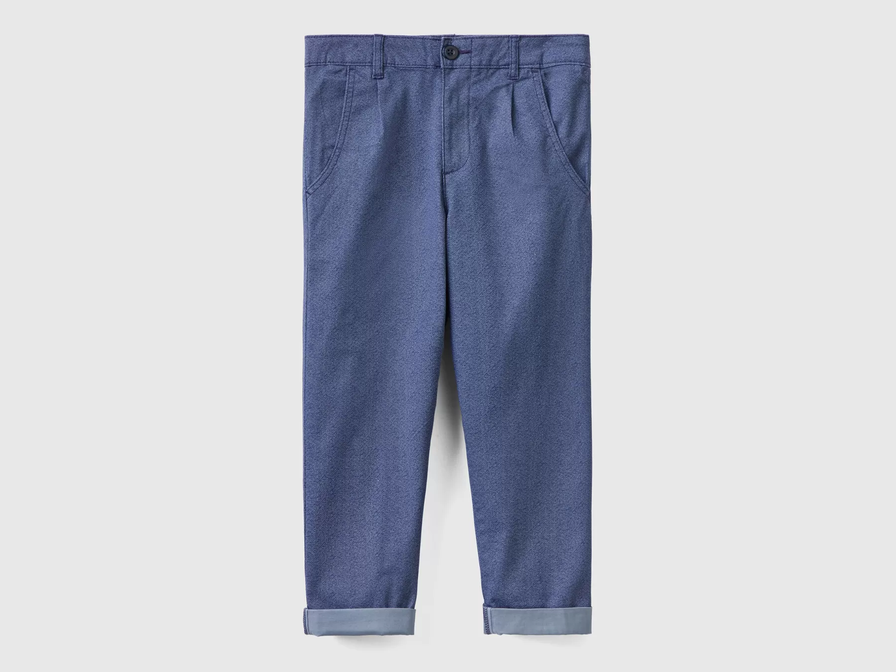 Benetton Pantaloni Slouchy Fit Blu Best